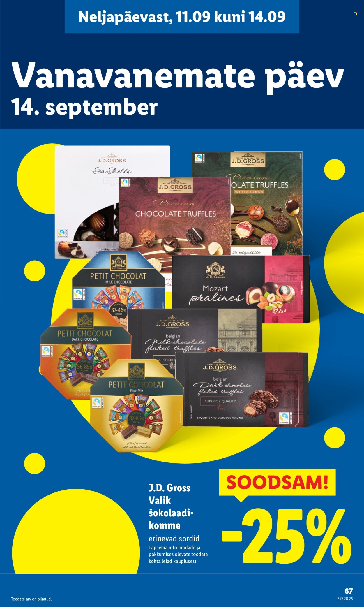 lidl - Lidl kliendileht - Kliendileht (8.09 - 14.09.2025) - page: 67