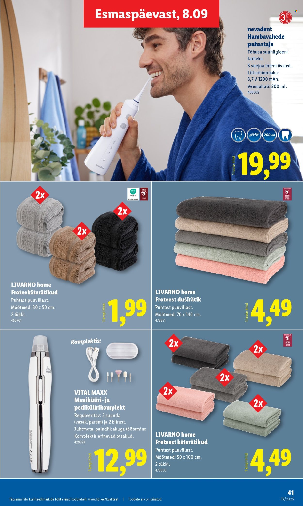 lidl - Lidl kliendileht - Kliendileht (8.09 - 14.09.2025) - page: 41