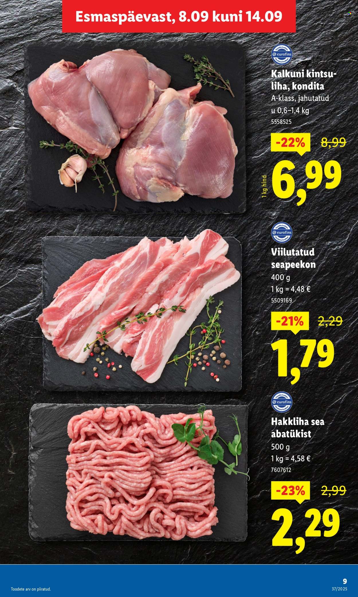 lidl - Lidl kliendileht - Kliendileht (8.09 - 14.09.2025) - page: 9