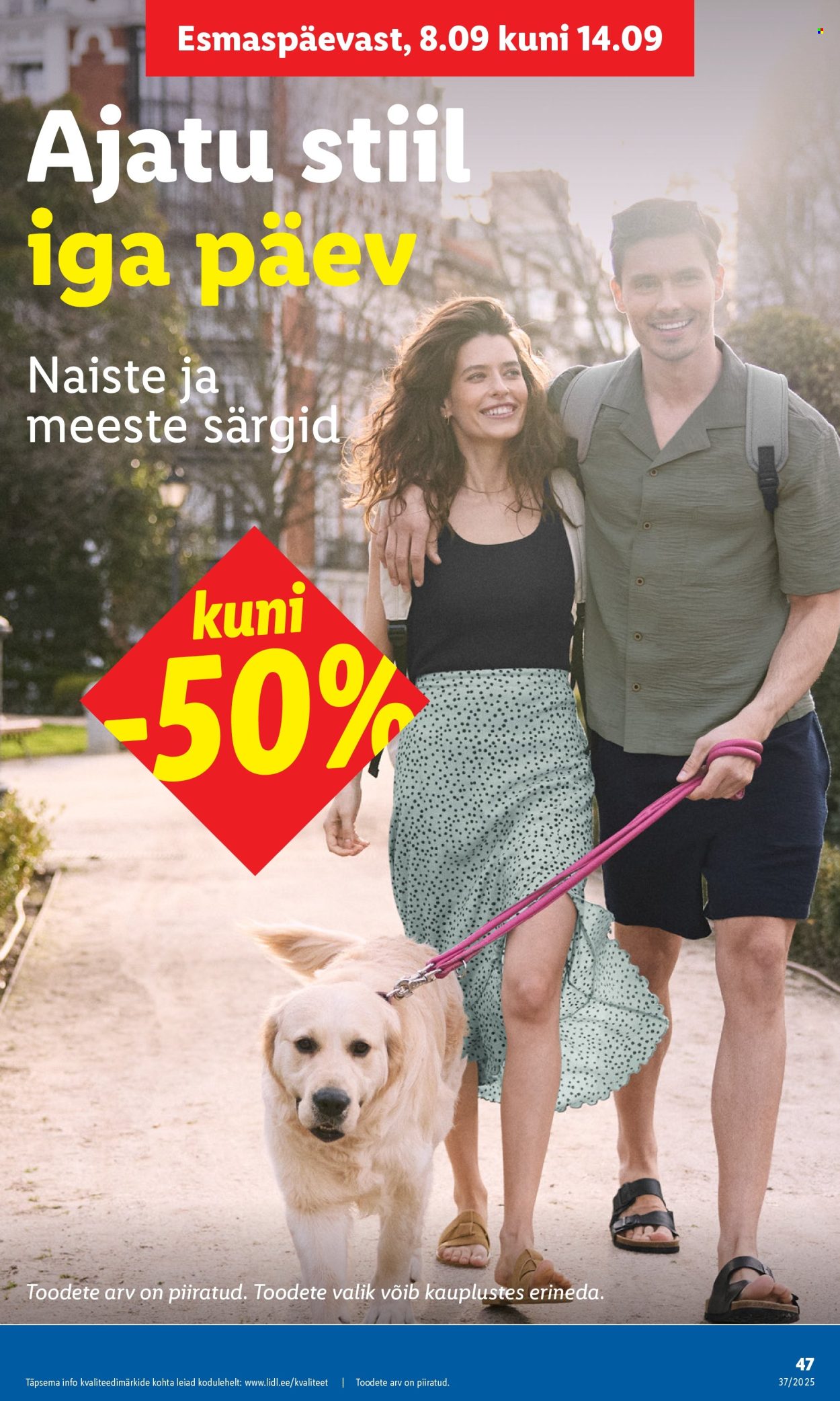 lidl - Lidl kliendileht - Kliendileht (8.09 - 14.09.2025) - page: 47