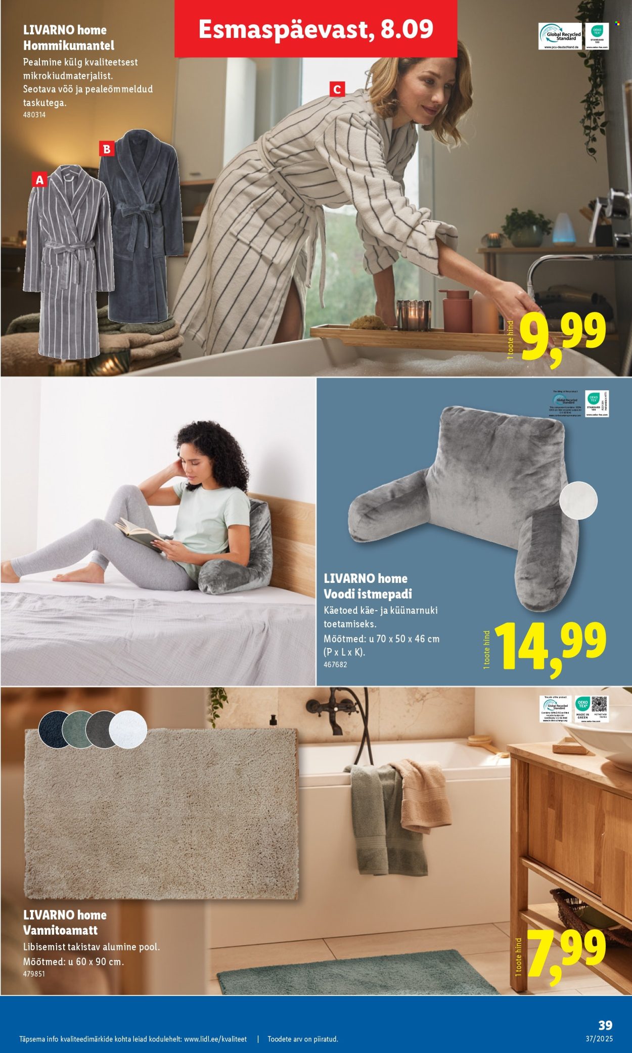 lidl - Lidl kliendileht - Kliendileht (8.09 - 14.09.2025) - page: 39