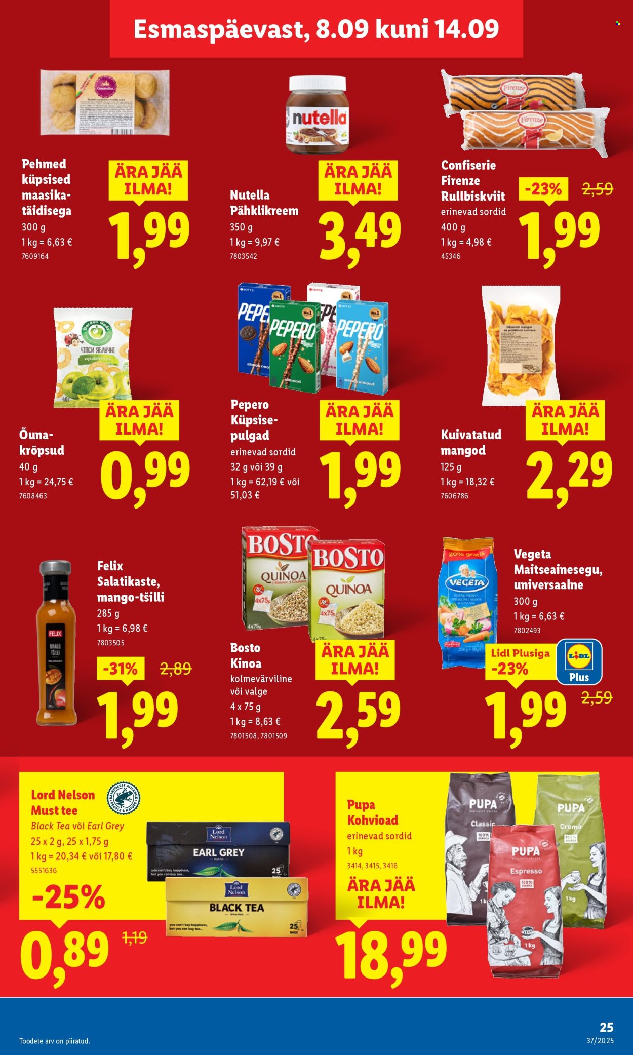 lidl - Lidl kliendileht - Kliendileht (8.09 - 14.09.2025) - page: 25