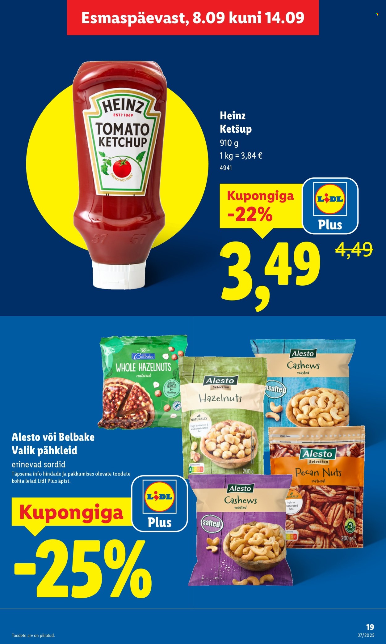 lidl - Lidl kliendileht - Kliendileht (8.09 - 14.09.2025) - page: 19