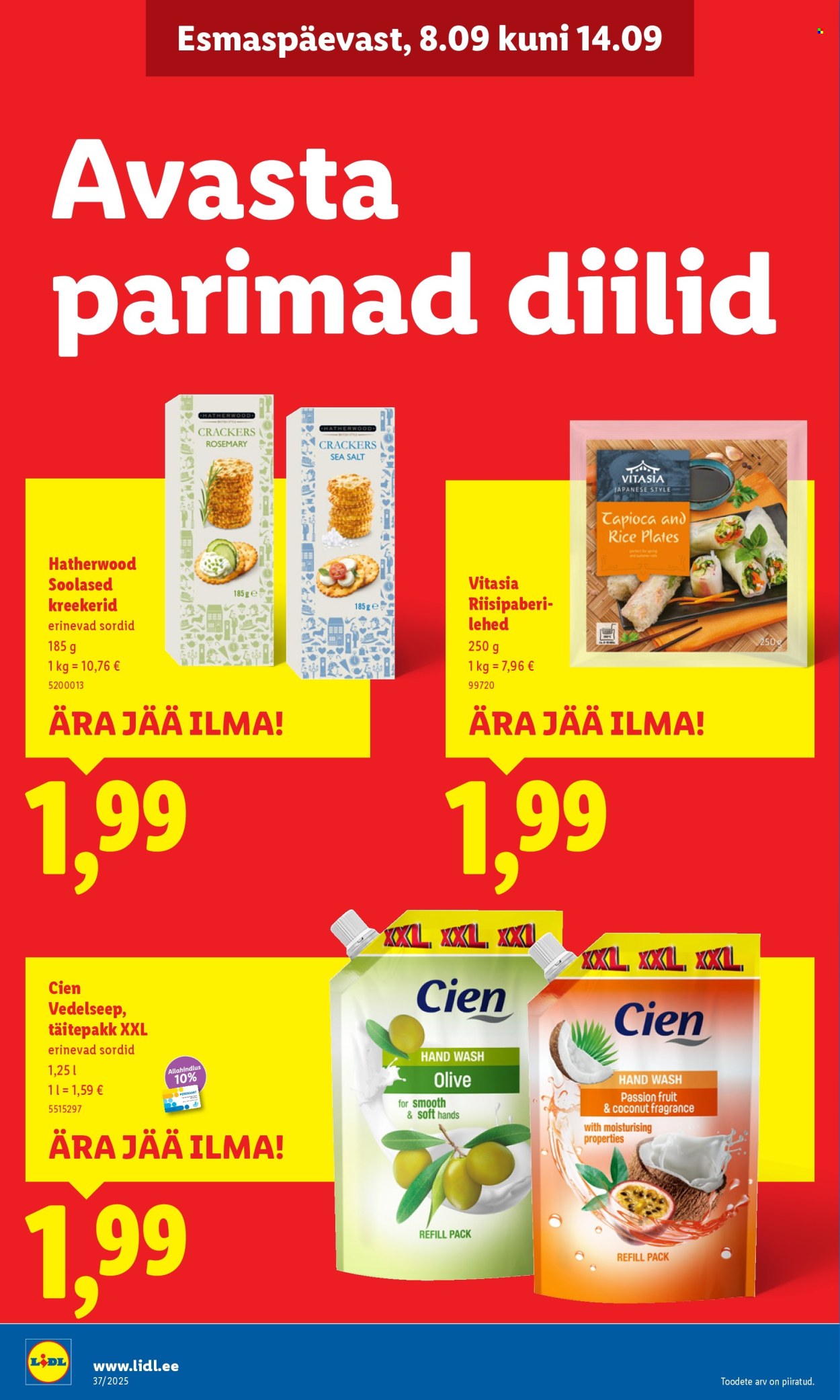 lidl - Lidl kliendileht - Kliendileht (8.09 - 14.09.2025) - page: 30