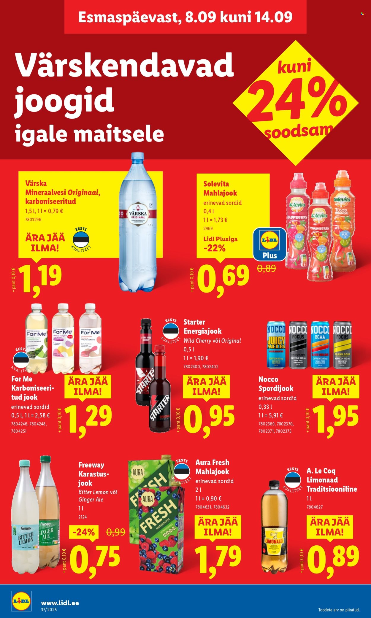 lidl - Lidl kliendileht - Kliendileht (8.09 - 14.09.2025) - page: 26