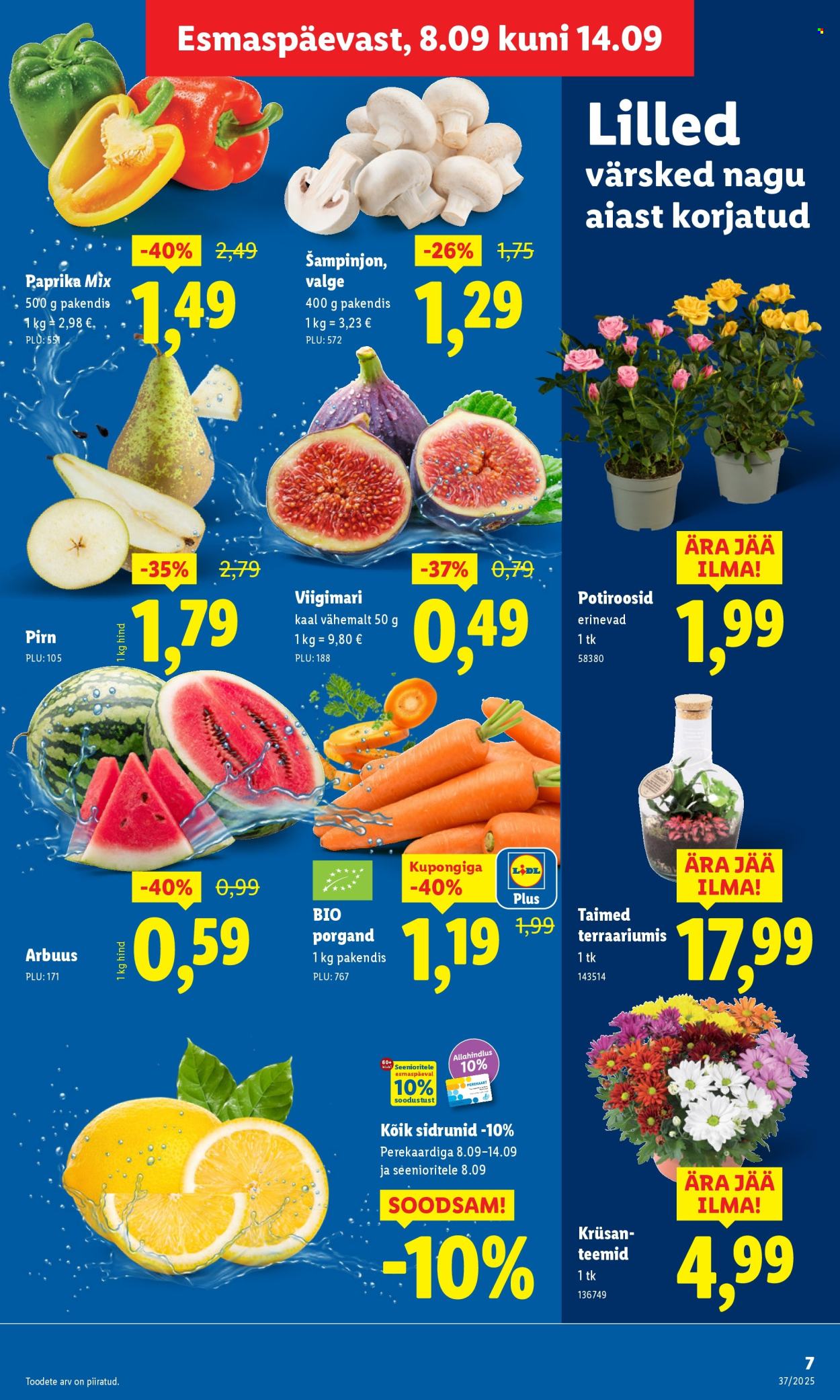 lidl - Lidl kliendileht - Nädalalõpu pakkumised (11.09 - 14.09.2025) - page: 7