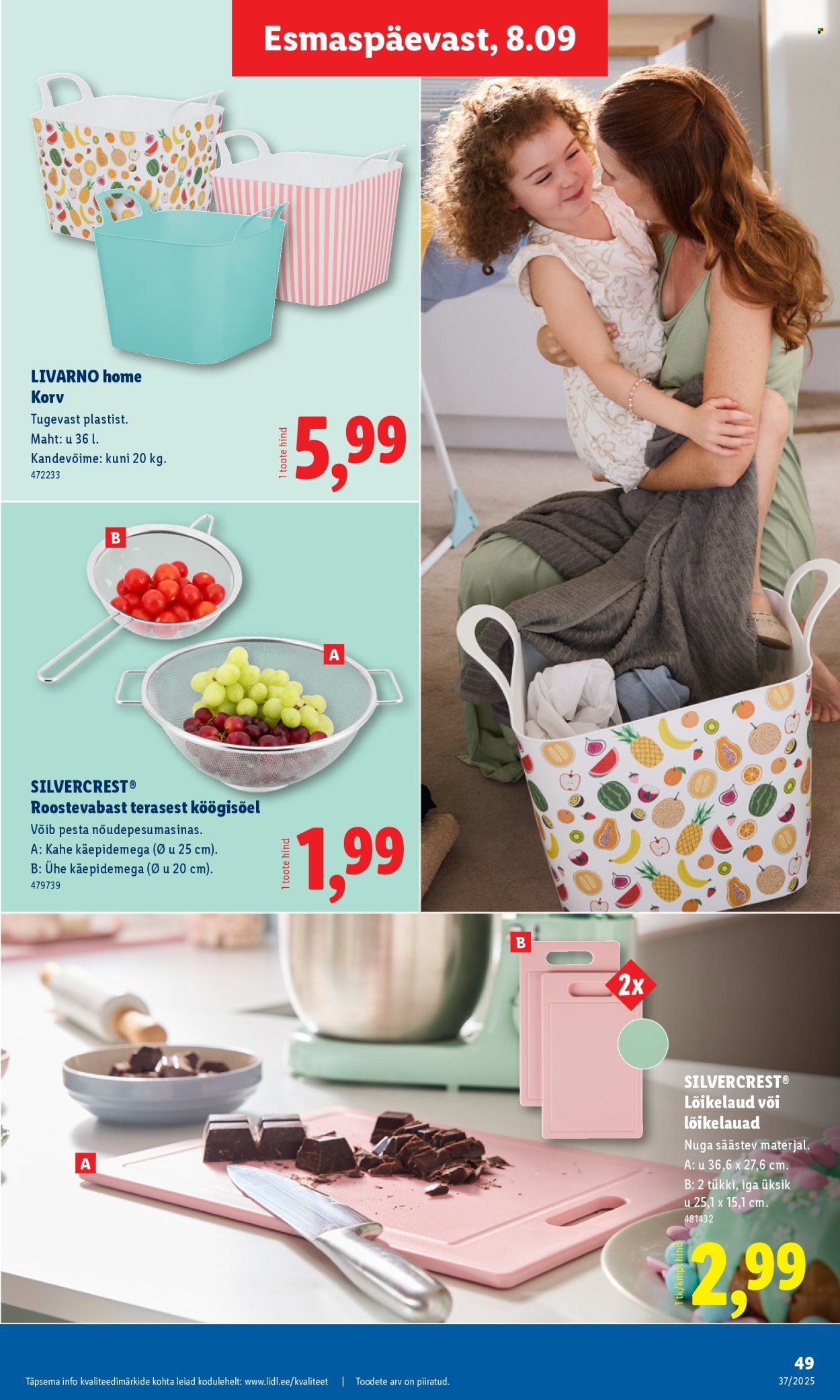 lidl - Lidl kliendileht - Nädalalõpu pakkumised (11.09 - 14.09.2025) - page: 49