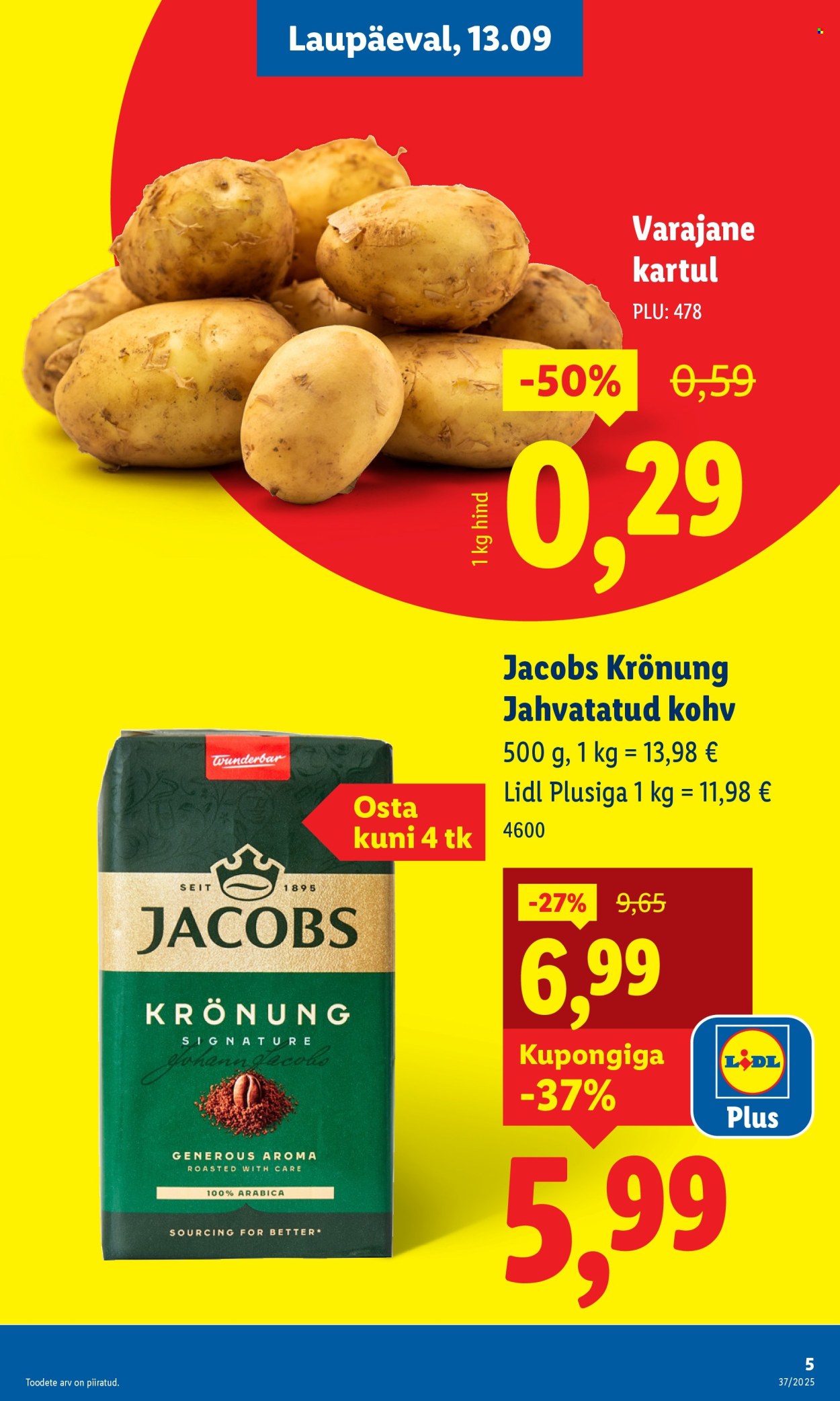 lidl - Lidl kliendileht - Nädalalõpu pakkumised (11.09 - 14.09.2025) - page: 5