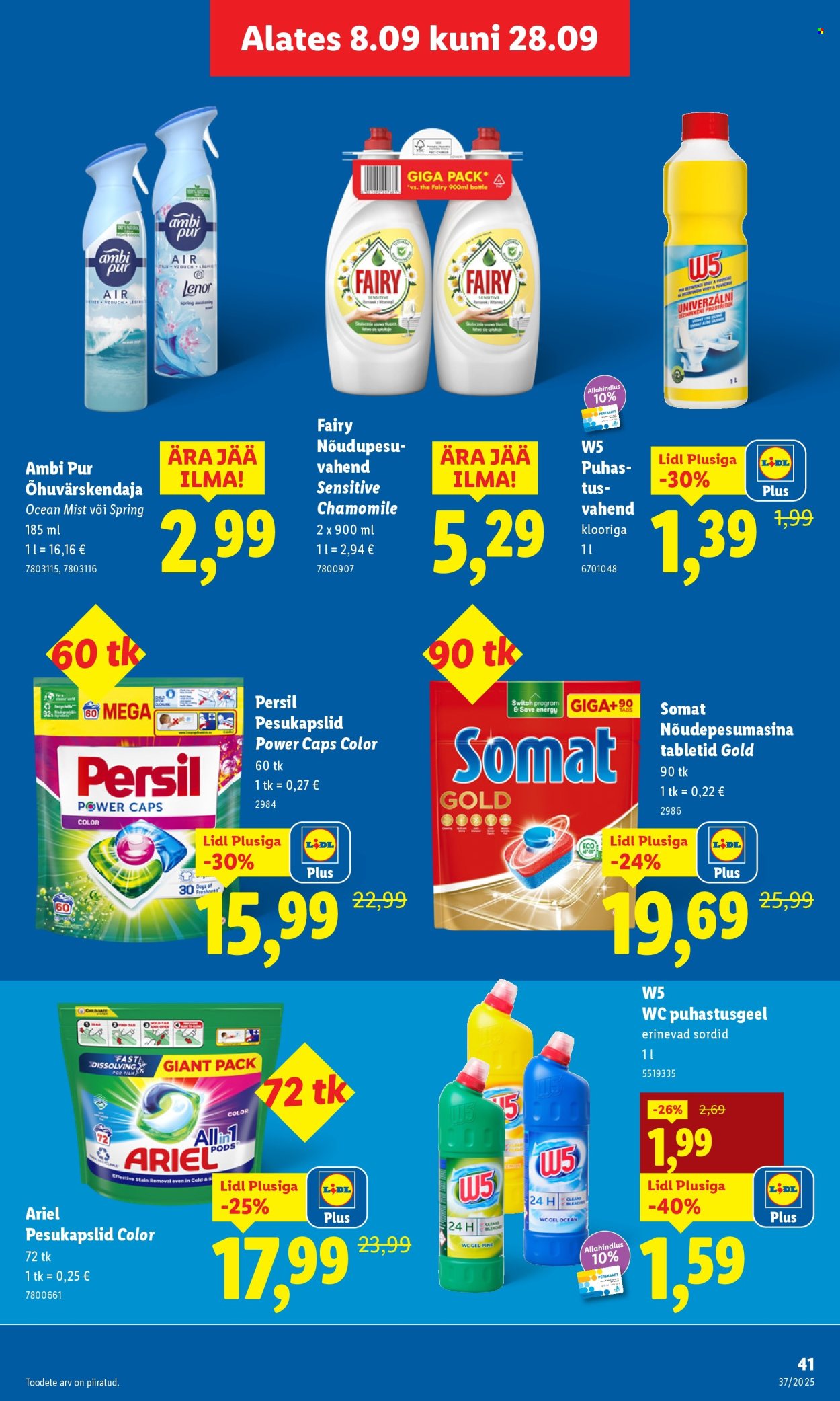lidl - Lidl kliendileht - Nädalalõpu pakkumised (11.09 - 14.09.2025) - page: 41