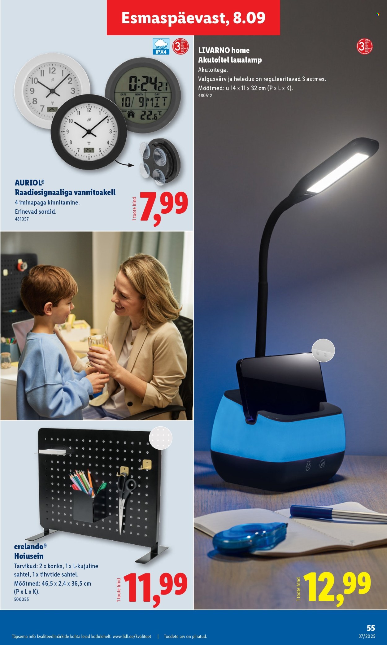 lidl - Lidl kliendileht - Nädalalõpu pakkumised (11.09 - 14.09.2025) - page: 55