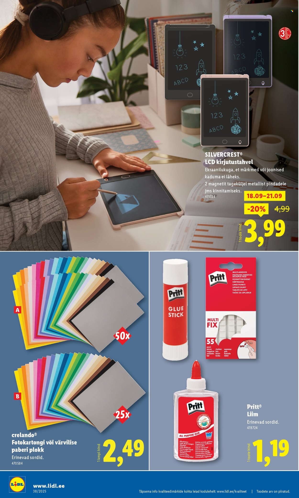 lidl - Lidl kliendileht - Tööstuskaupade pakkumised (15.09 - 21.09.2025) - page: 28