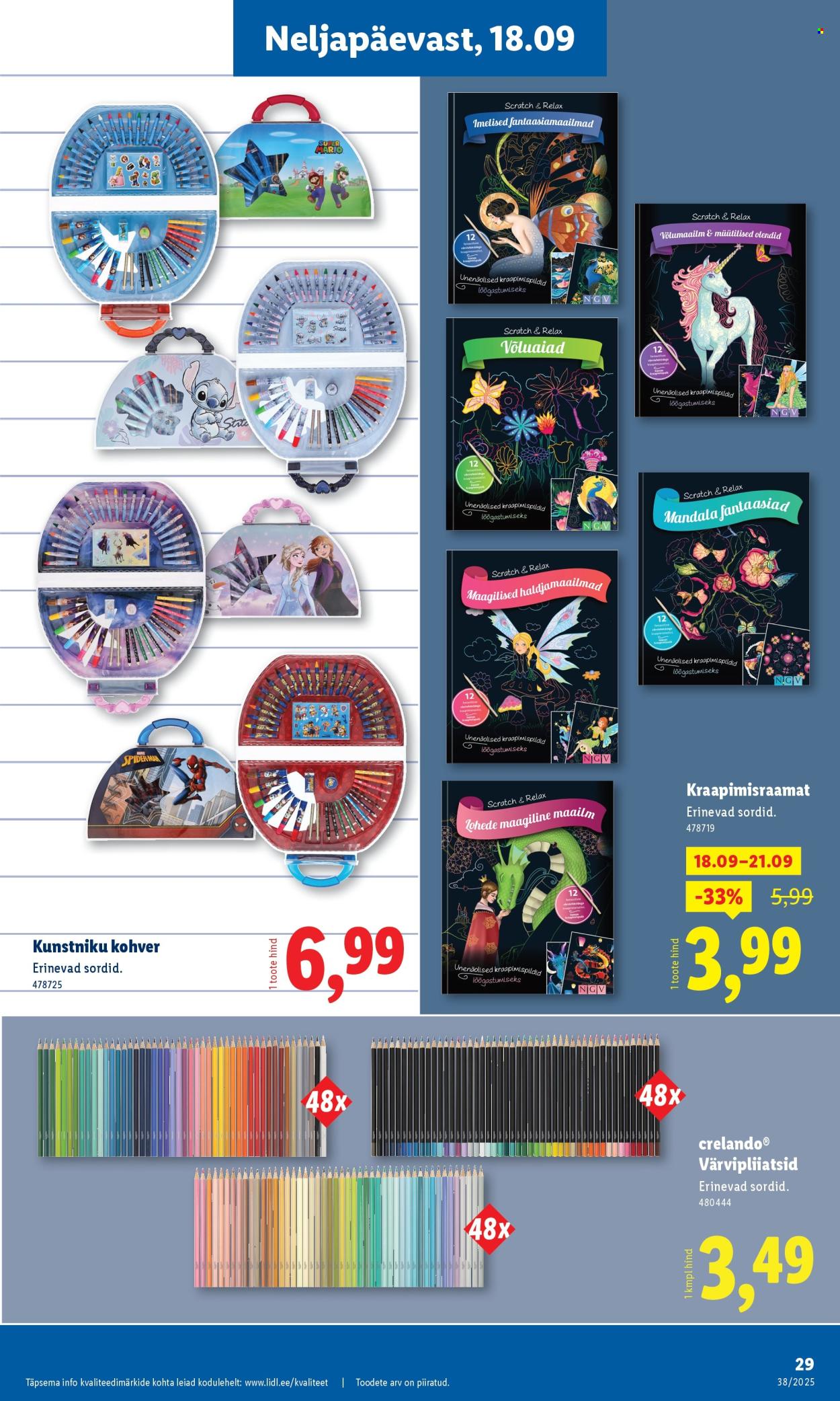 lidl - Lidl kliendileht - Tööstuskaupade pakkumised (15.09 - 21.09.2025) - page: 29