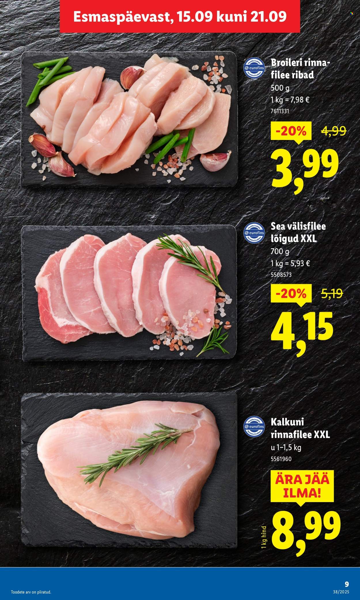 lidl - Lidl kliendileht - Kliendileht (15.09 - 21.09.2025) - page: 9