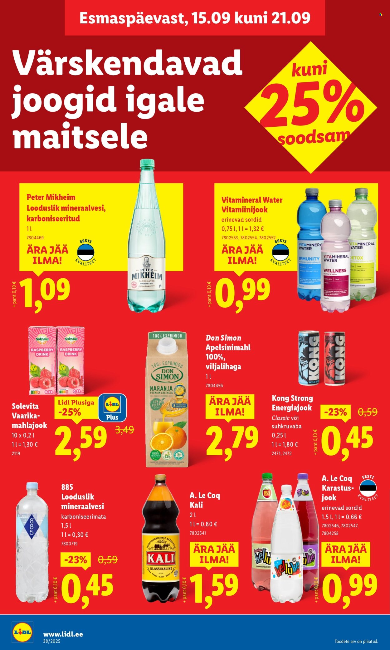 lidl - Lidl kliendileht - Kliendileht (15.09 - 21.09.2025) - page: 26