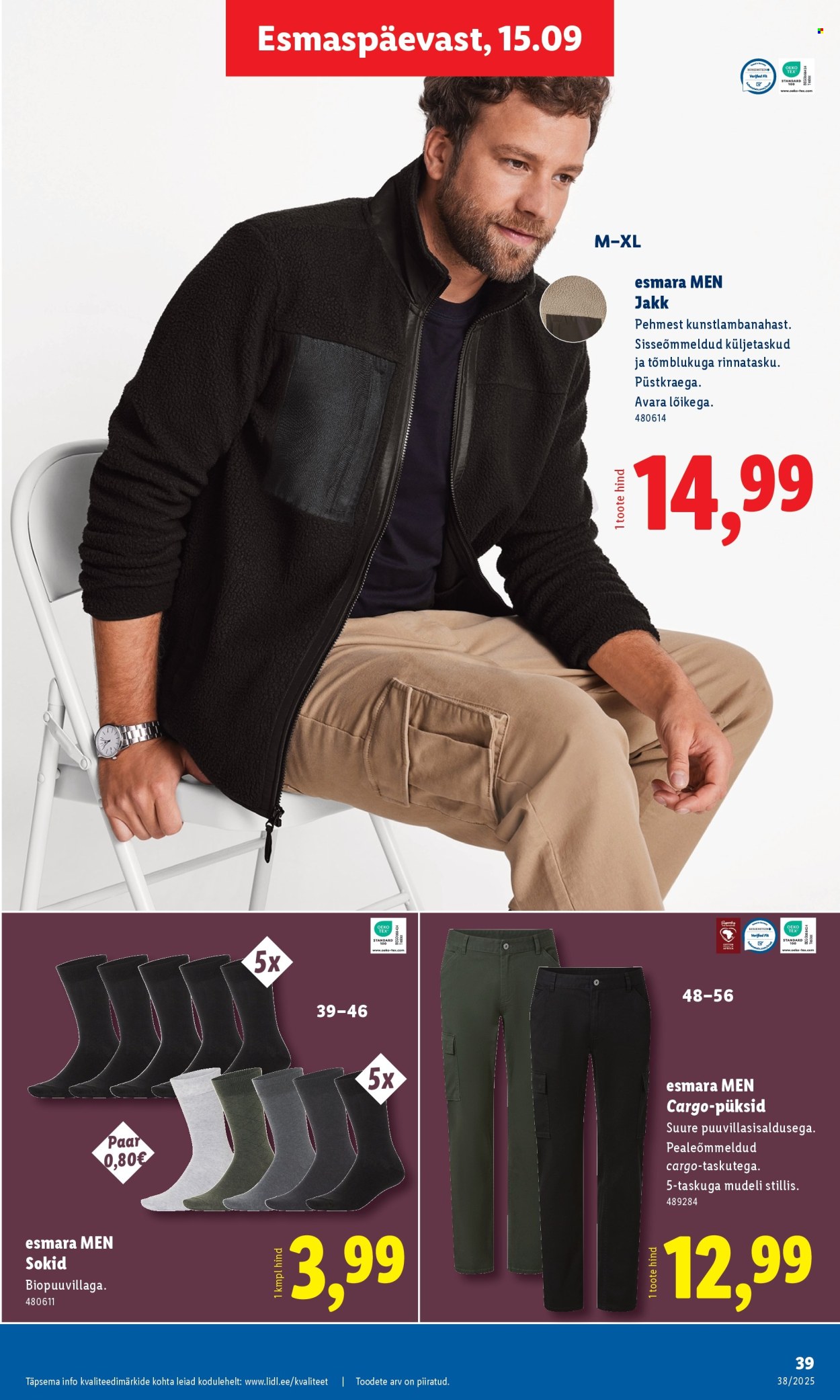 lidl - Lidl kliendileht - Kliendileht (15.09 - 21.09.2025) - page: 39
