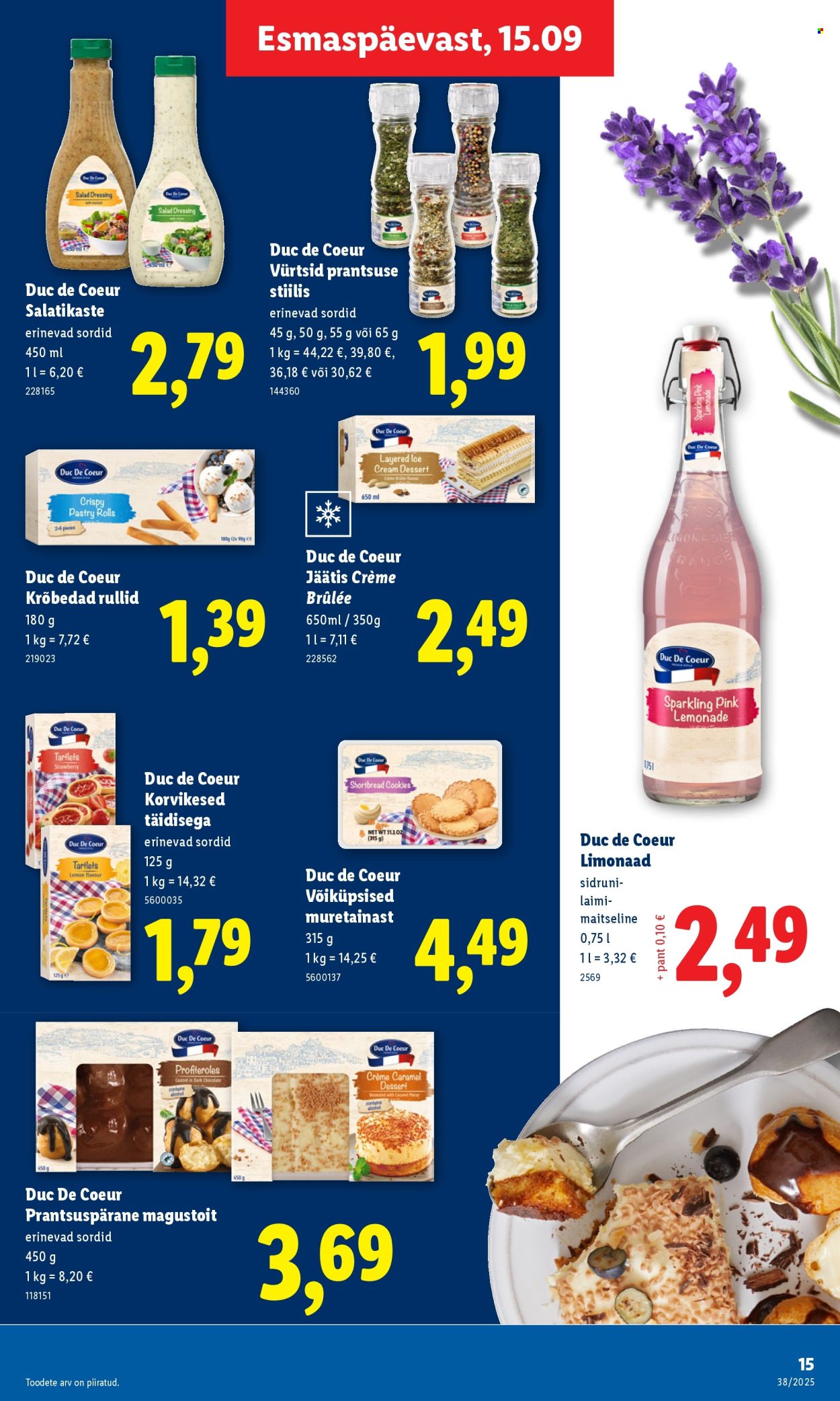 lidl - Lidl kliendileht - Kliendileht (15.09 - 21.09.2025) - page: 15