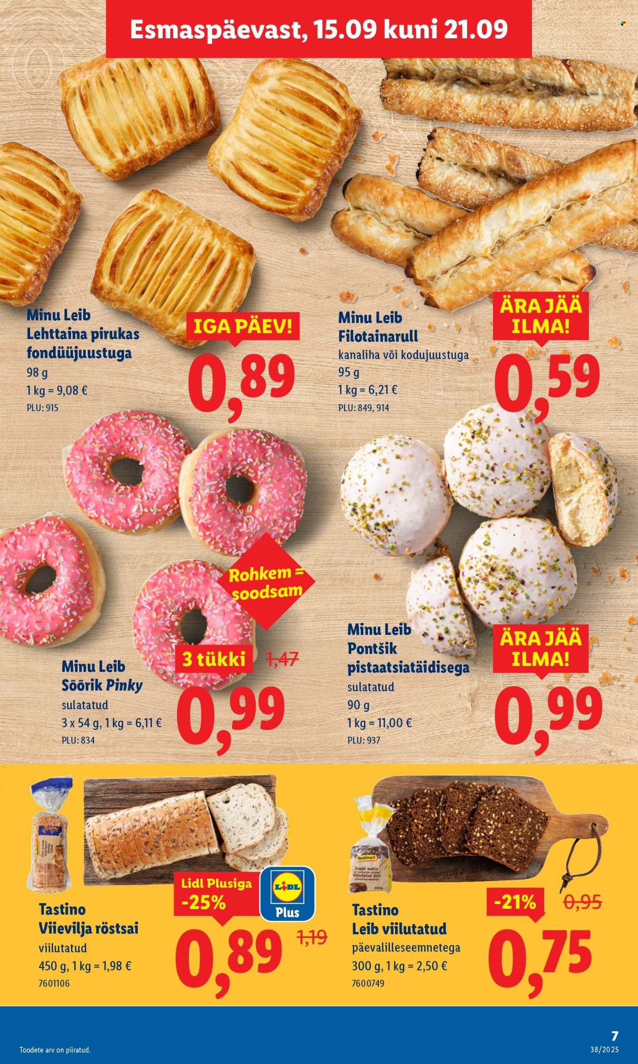 lidl - Lidl kliendileht - Kliendileht (15.09 - 21.09.2025) - page: 7