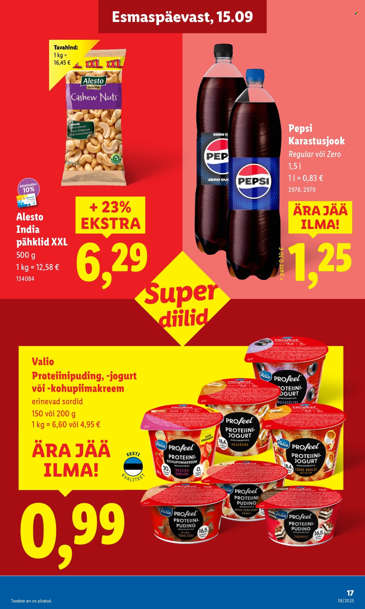 lidl - Lidl kliendileht - Kliendileht (15.09 - 21.09.2025) - page: 17