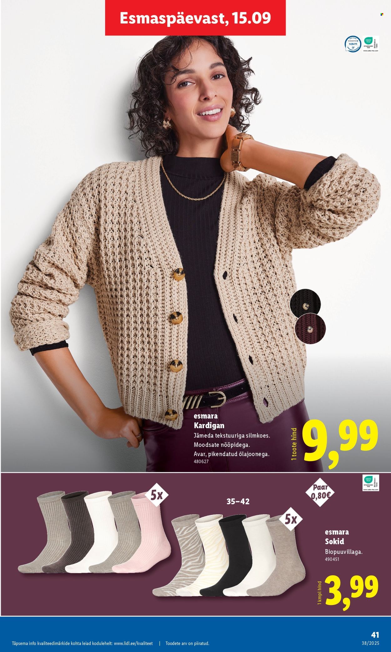lidl - Lidl kliendileht - Kliendileht (15.09 - 21.09.2025) - page: 41