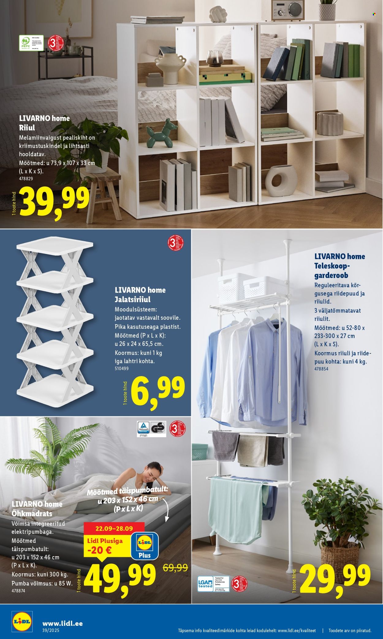 lidl - Lidl kliendileht - Tööstuskaupade pakkumised (22.09 - 28.09.2025) - page: 8