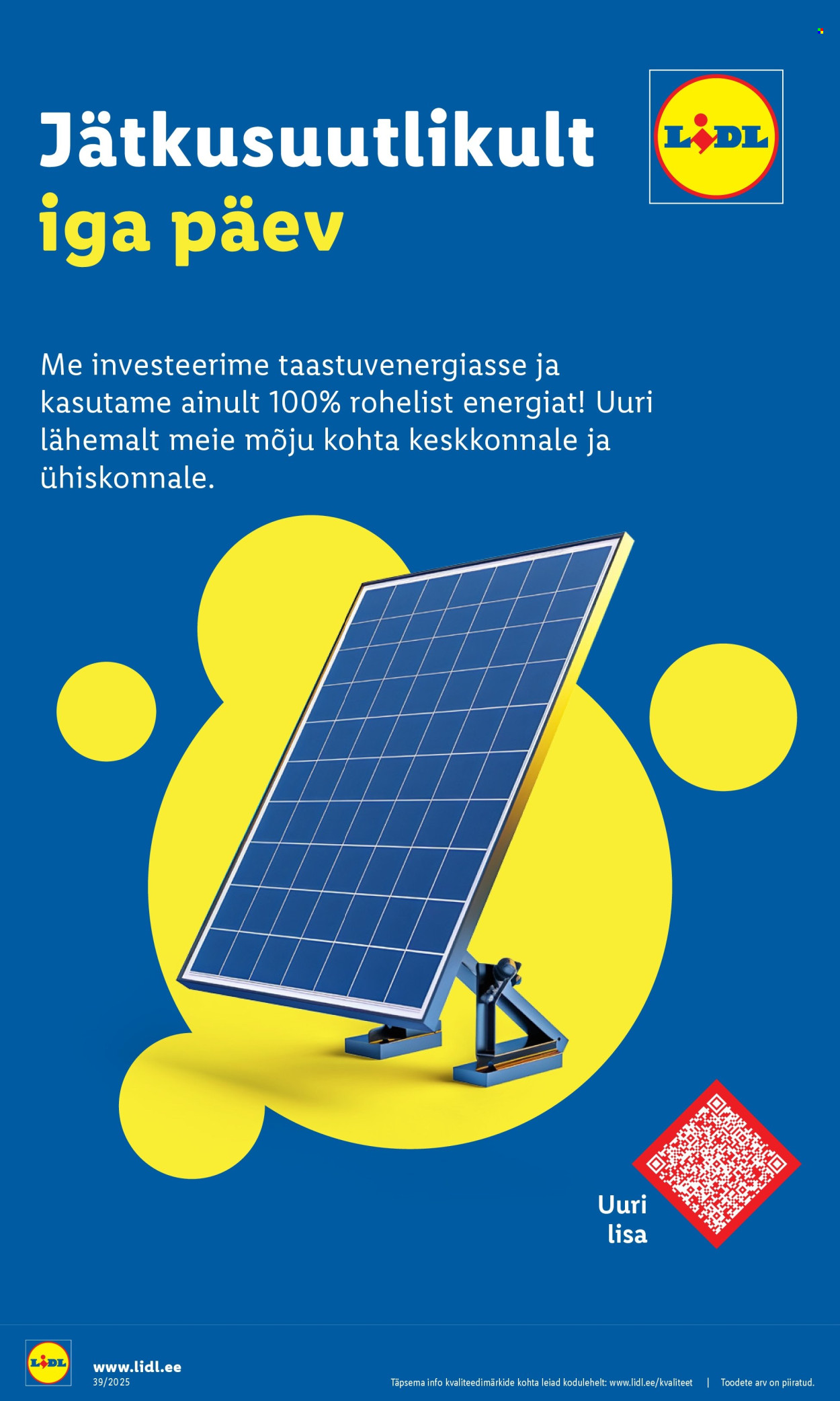 lidl - Lidl kliendileht - Tööstuskaupade pakkumised (22.09 - 28.09.2025) - page: 14