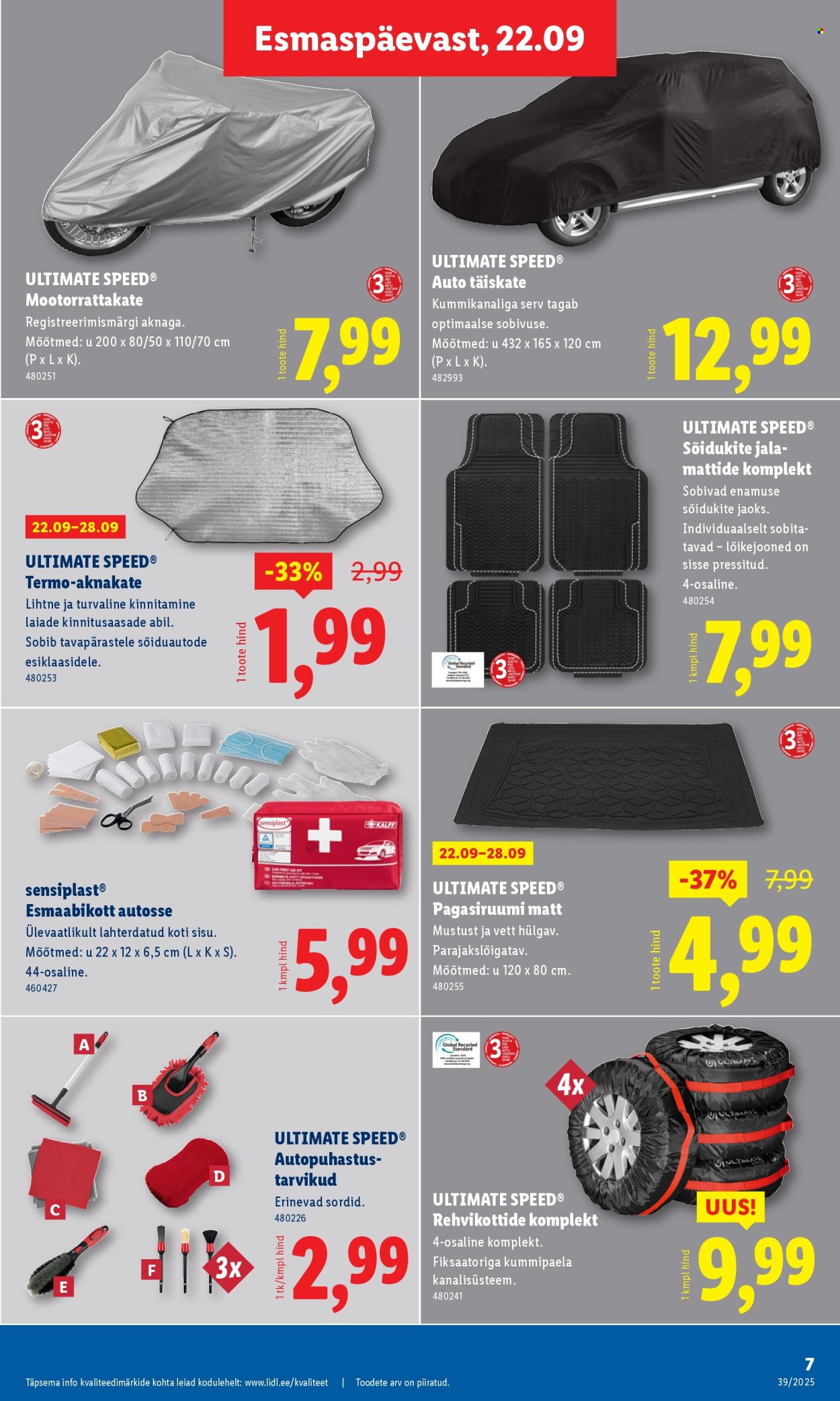 lidl - Lidl kliendileht - Tööstuskaupade pakkumised (22.09 - 28.09.2025) - page: 7