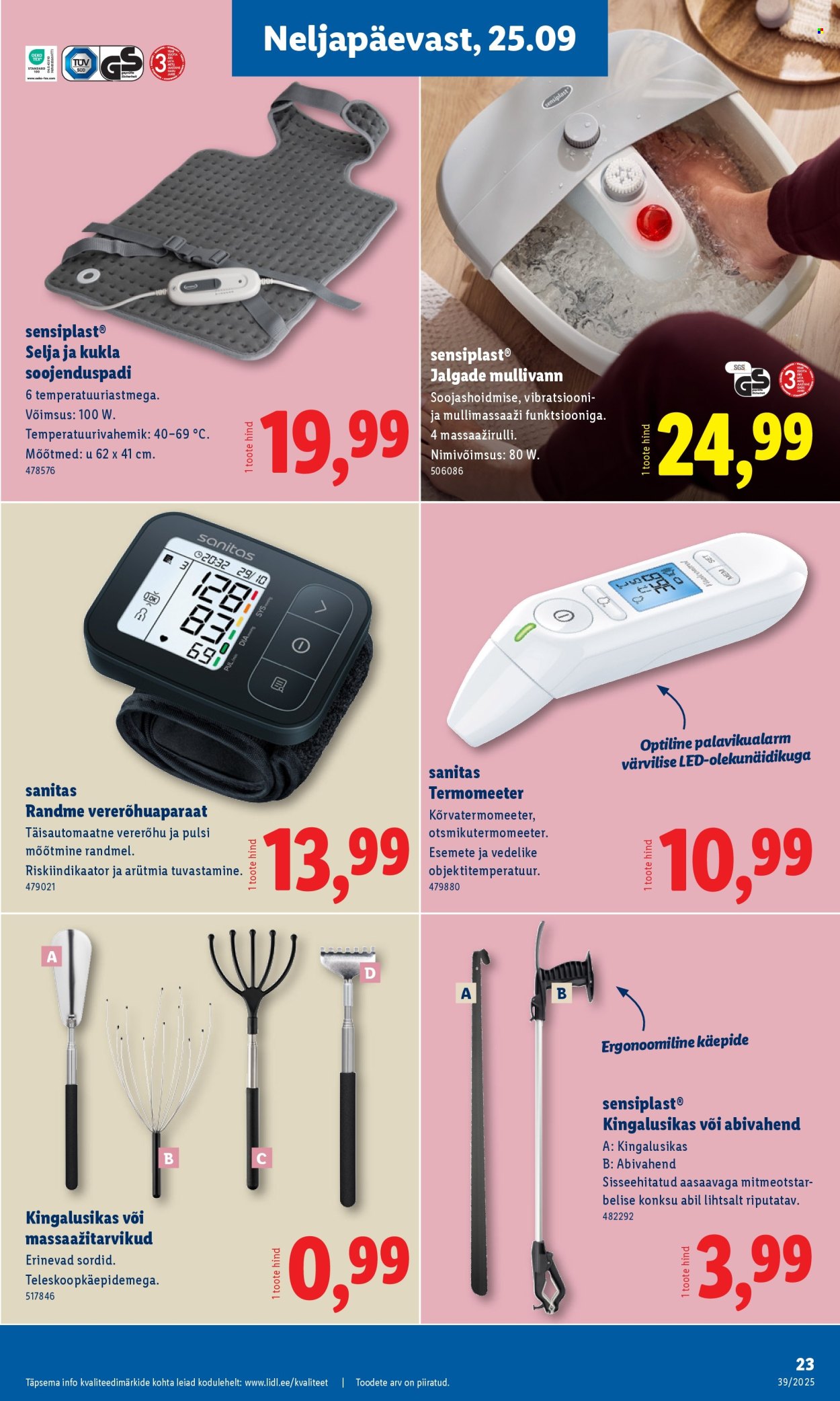 lidl - Lidl kliendileht - Tööstuskaupade pakkumised (22.09 - 28.09.2025) - page: 23