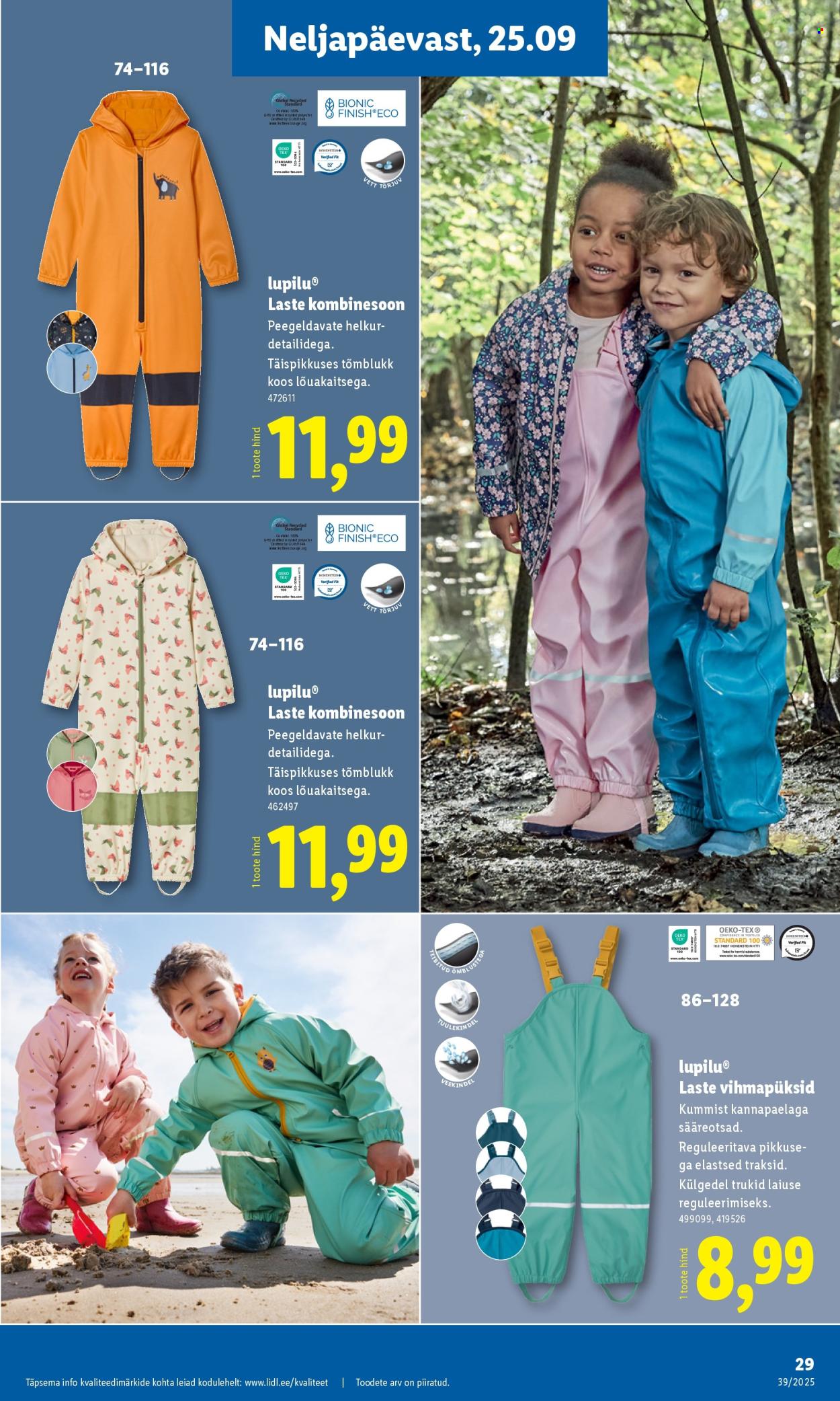 lidl - Lidl kliendileht - Tööstuskaupade pakkumised (22.09 - 28.09.2025) - page: 29