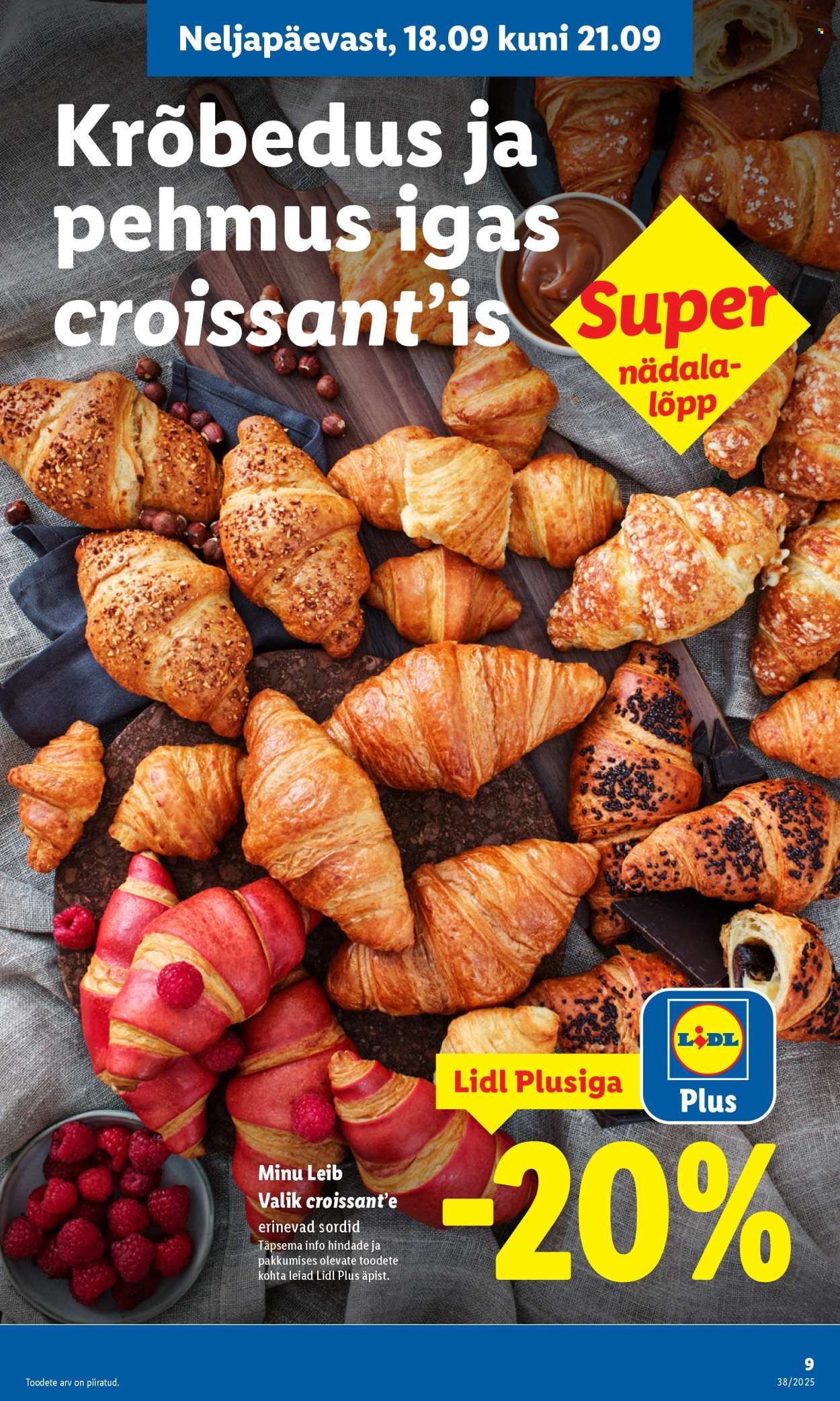 lidl - Lidl kliendileht - Nädalalõpu pakkumised (18.09 - 21.09.2025) - page: 9