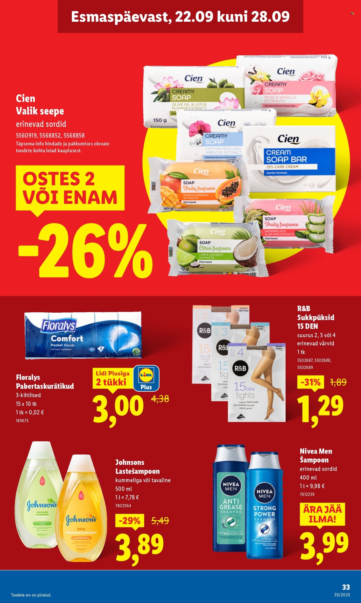 lidl - Lidl kliendileht - Kliendileht (22.09 - 28.09.2025) - page: 33
