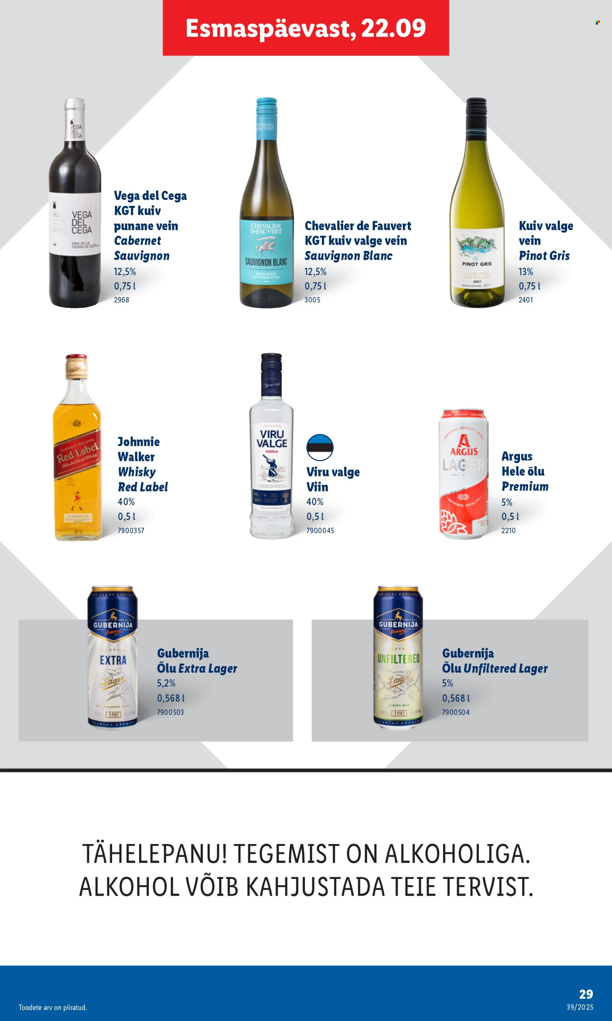 lidl - Lidl kliendileht - Kliendileht (22.09 - 28.09.2025) - page: 29