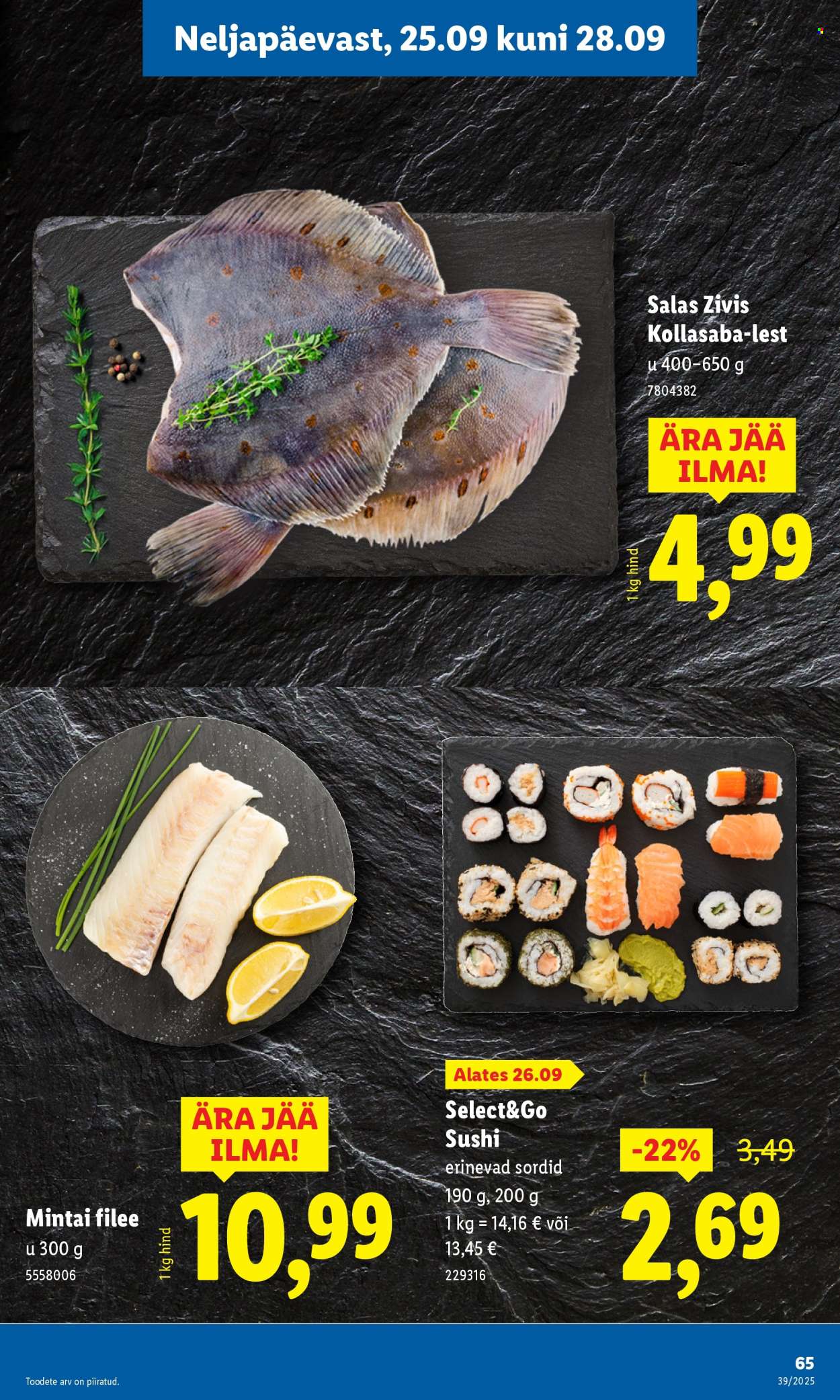 lidl - Lidl kliendileht - Kliendileht (22.09 - 28.09.2025) - page: 65