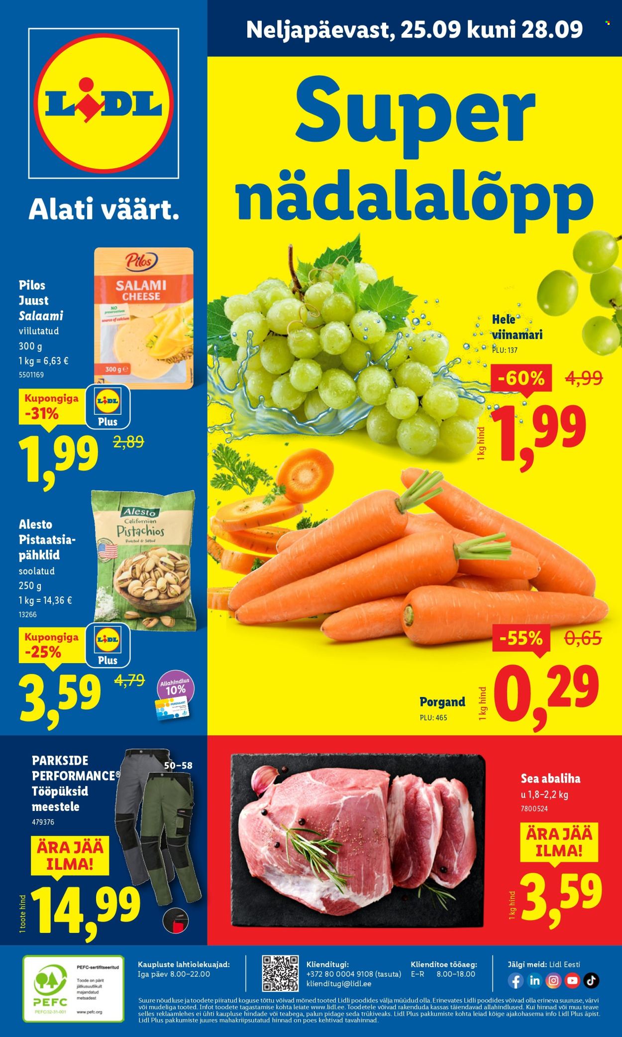 lidl - Lidl kliendileht - Kliendileht (22.09 - 28.09.2025) - page: 70
