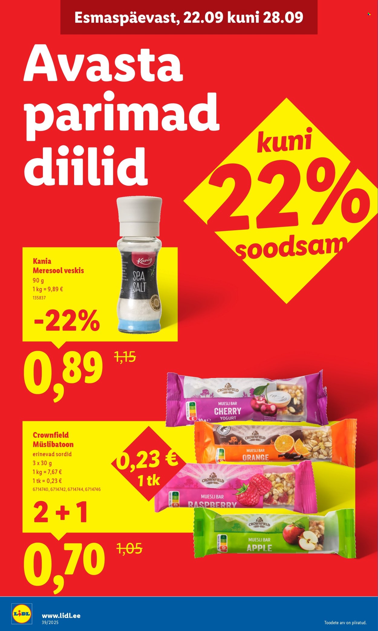 lidl - Lidl kliendileht - Kliendileht (22.09 - 28.09.2025) - page: 30