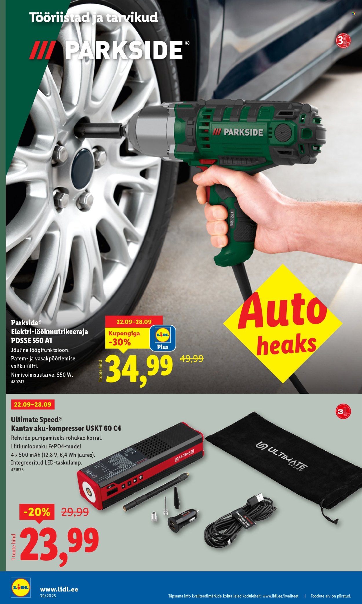 lidl - Lidl kliendileht - Kliendileht (22.09 - 28.09.2025) - page: 36