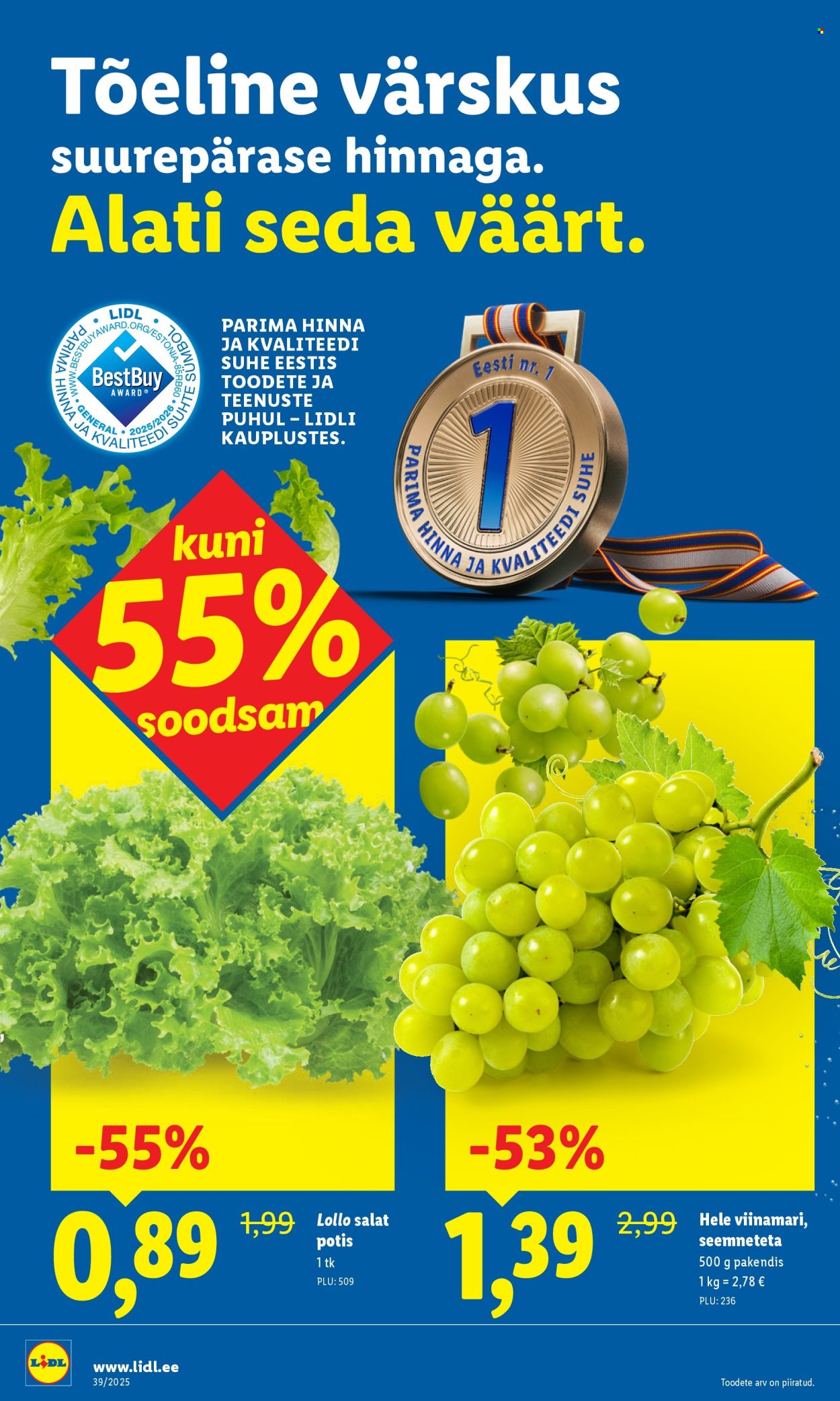 lidl - Lidl kliendileht - Kliendileht (22.09 - 28.09.2025) - page: 8