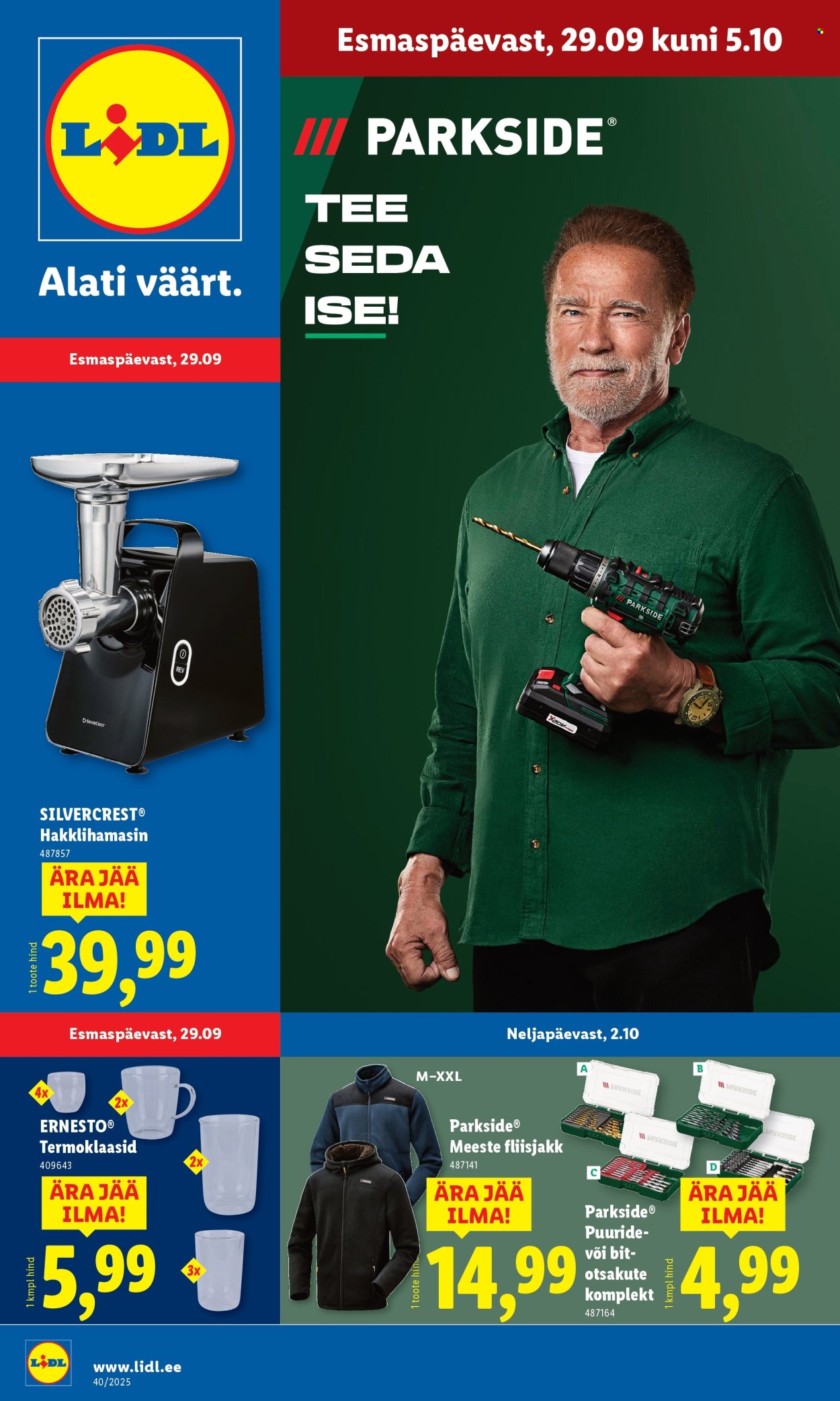 lidl - Lidl kliendileht - Tööstuskaupade pakkumised (29.09 - 5.10.2025)