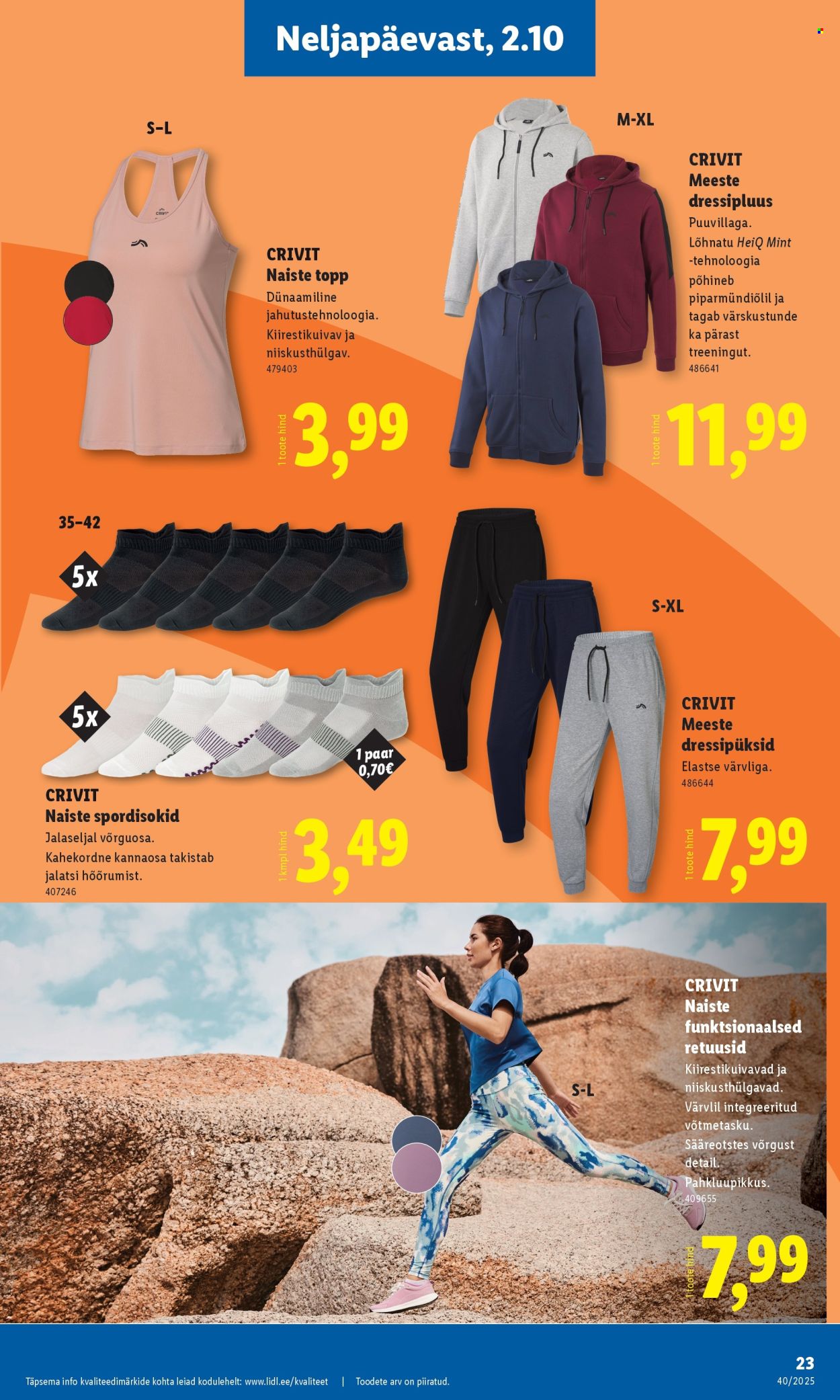 lidl - Lidl kliendileht - Tööstuskaupade pakkumised (29.09 - 5.10.2025) - page: 23