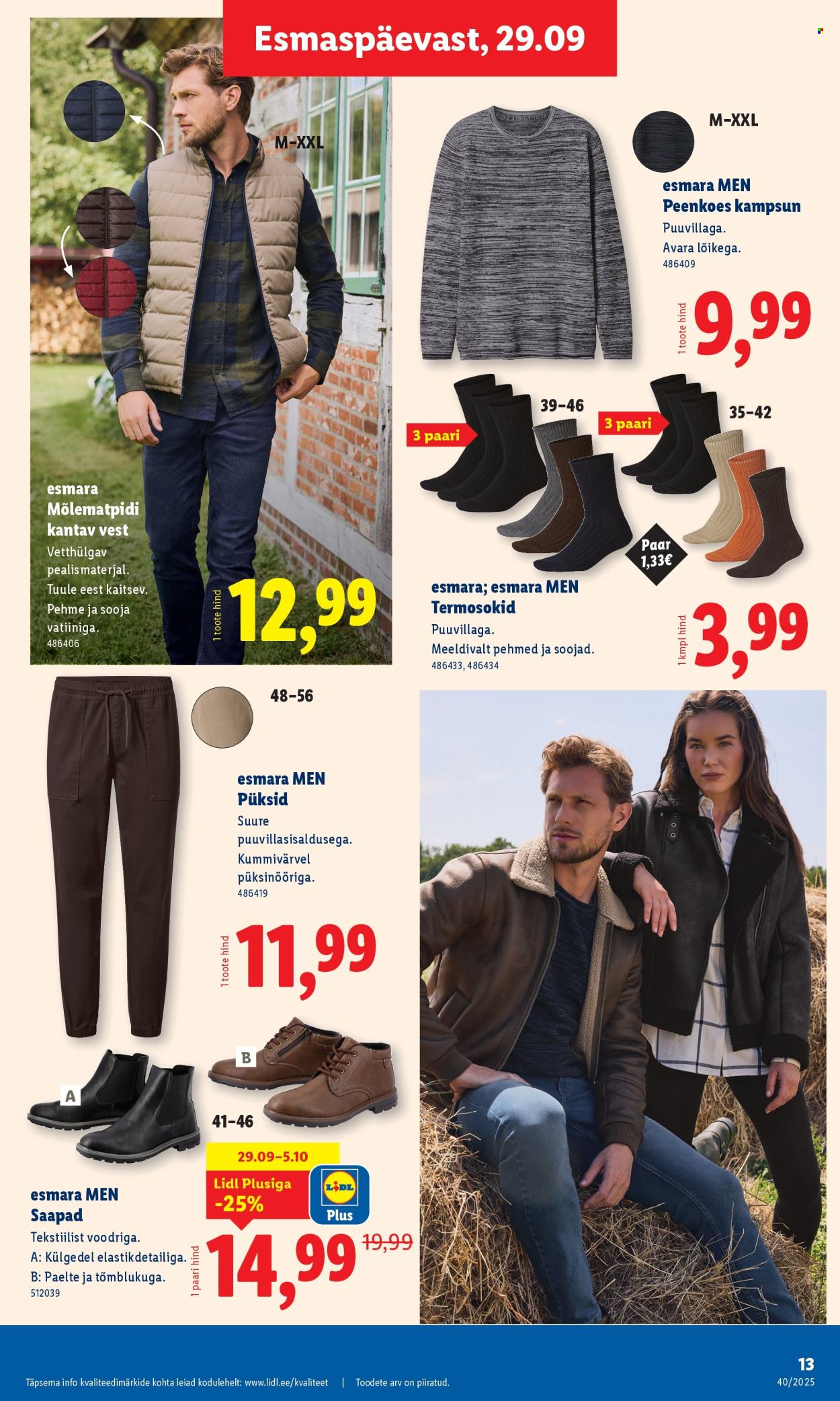 lidl - Lidl kliendileht - Tööstuskaupade pakkumised (29.09 - 5.10.2025) - page: 13