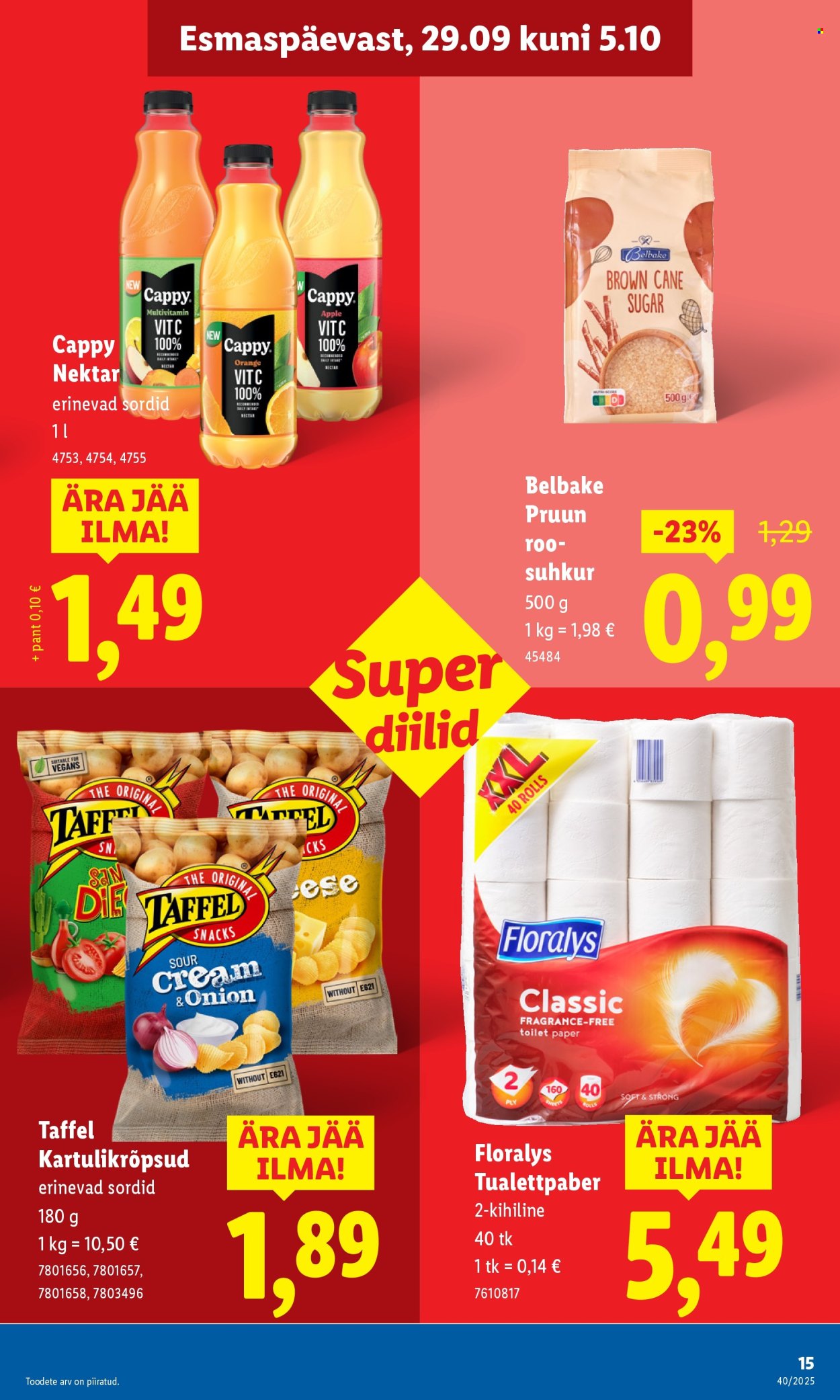 lidl - Lidl kliendileht - Kliendileht (29.09 - 5.10.2025) - page: 15
