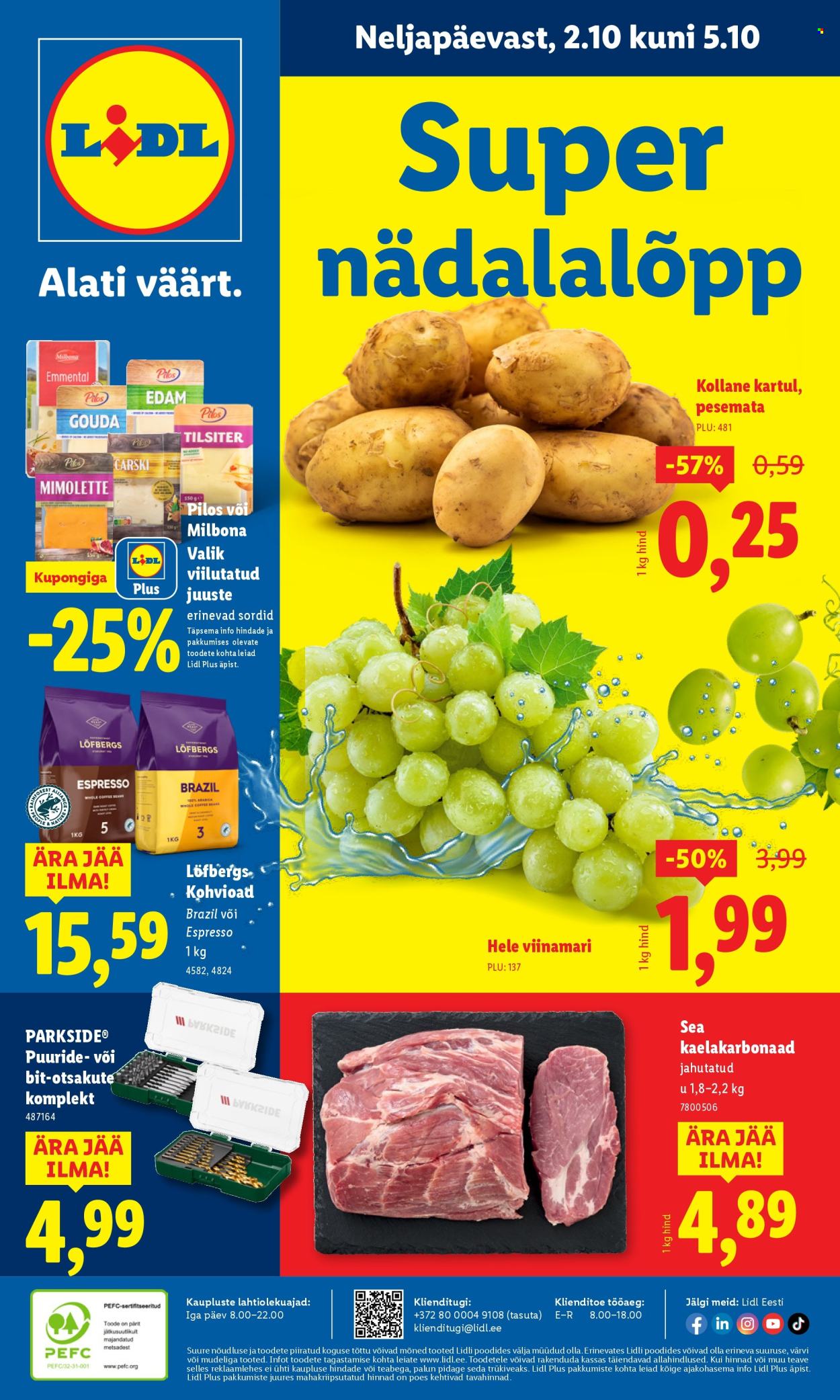 lidl - Lidl kliendileht - Kliendileht (29.09 - 5.10.2025) - page: 62