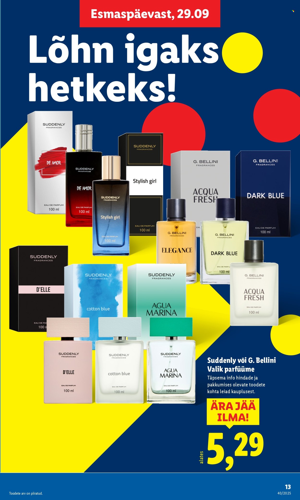 lidl - Lidl kliendileht - Kliendileht (29.09 - 5.10.2025) - page: 13