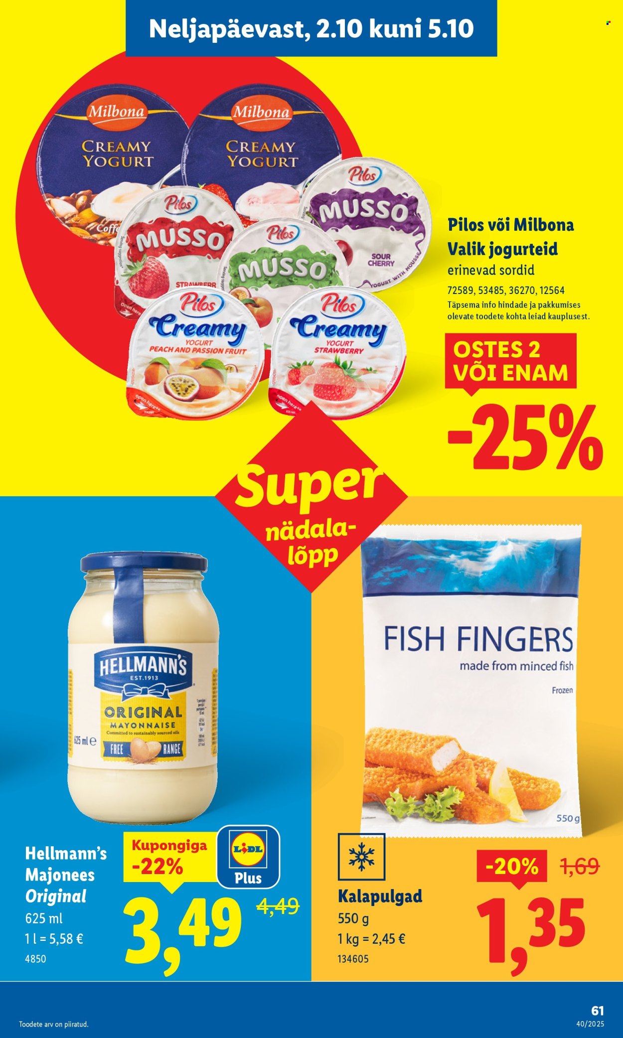 lidl - Lidl kliendileht - Kliendileht (29.09 - 5.10.2025) - page: 61