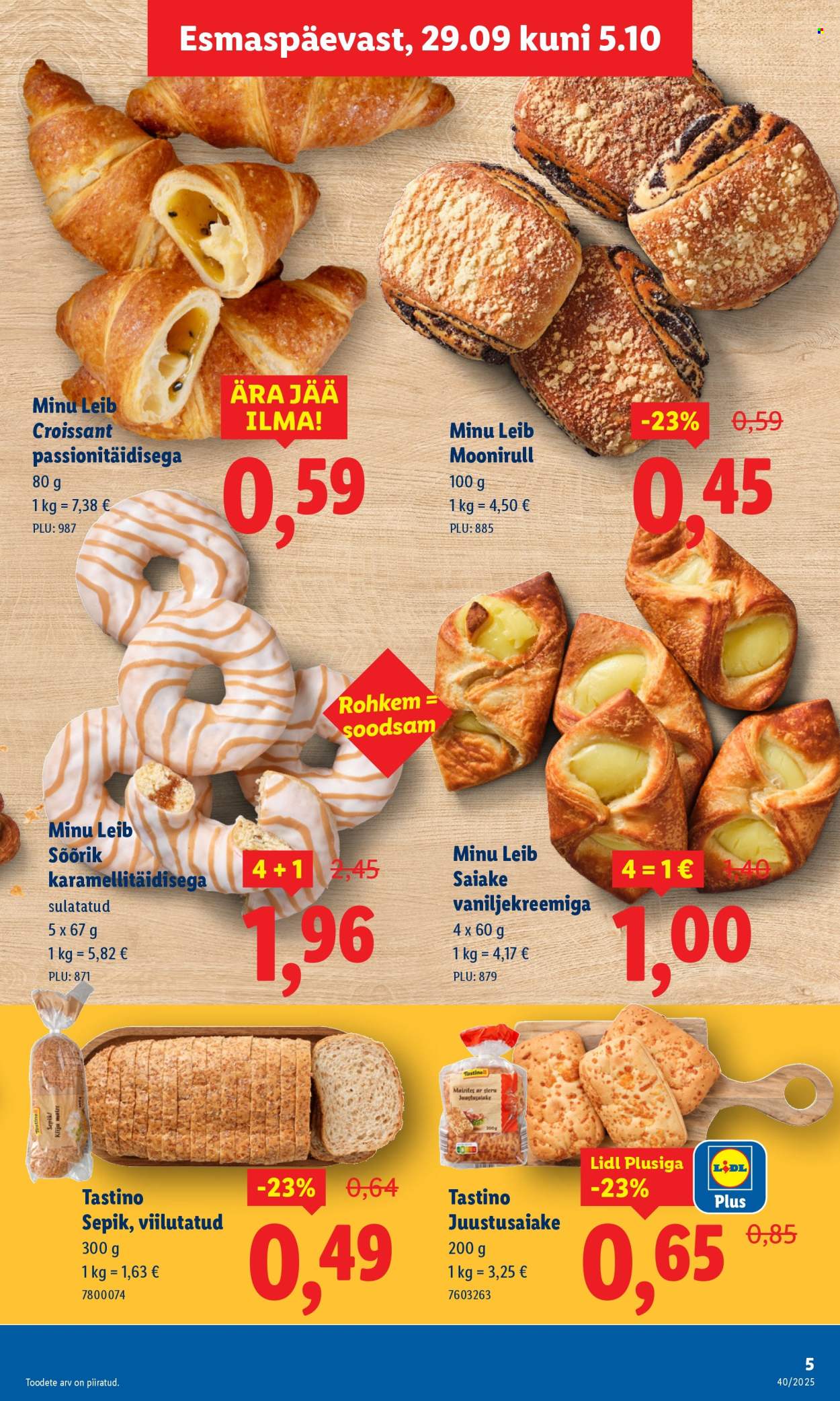 lidl - Lidl kliendileht - Kliendileht (29.09 - 5.10.2025) - page: 5
