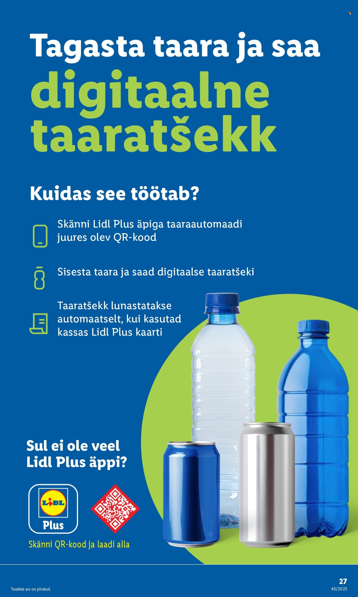 lidl - Lidl kliendileht - Kliendileht (29.09 - 5.10.2025) - page: 27