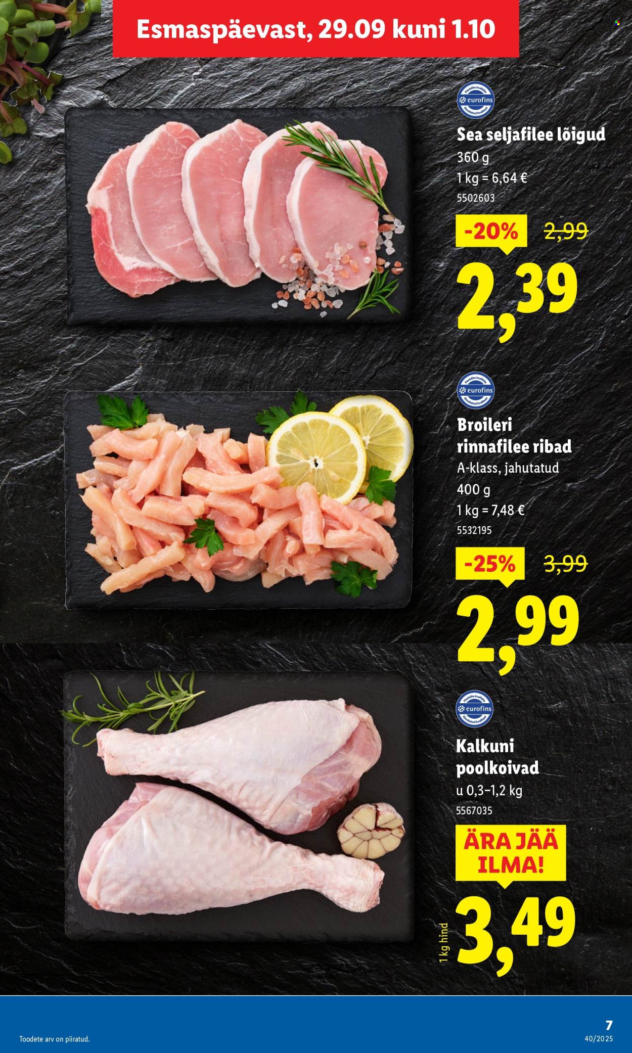 lidl - Lidl kliendileht - Kliendileht (29.09 - 5.10.2025) - page: 7