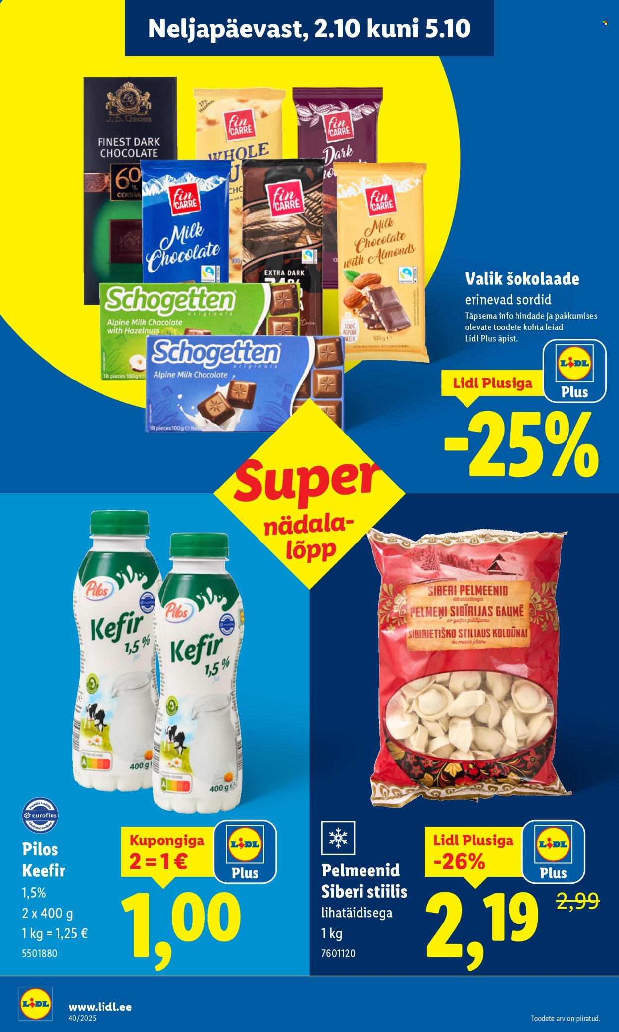 lidl - Lidl kliendileht - Nädalalõpu pakkumised (2.10 - 5.10.2025) - page: 18