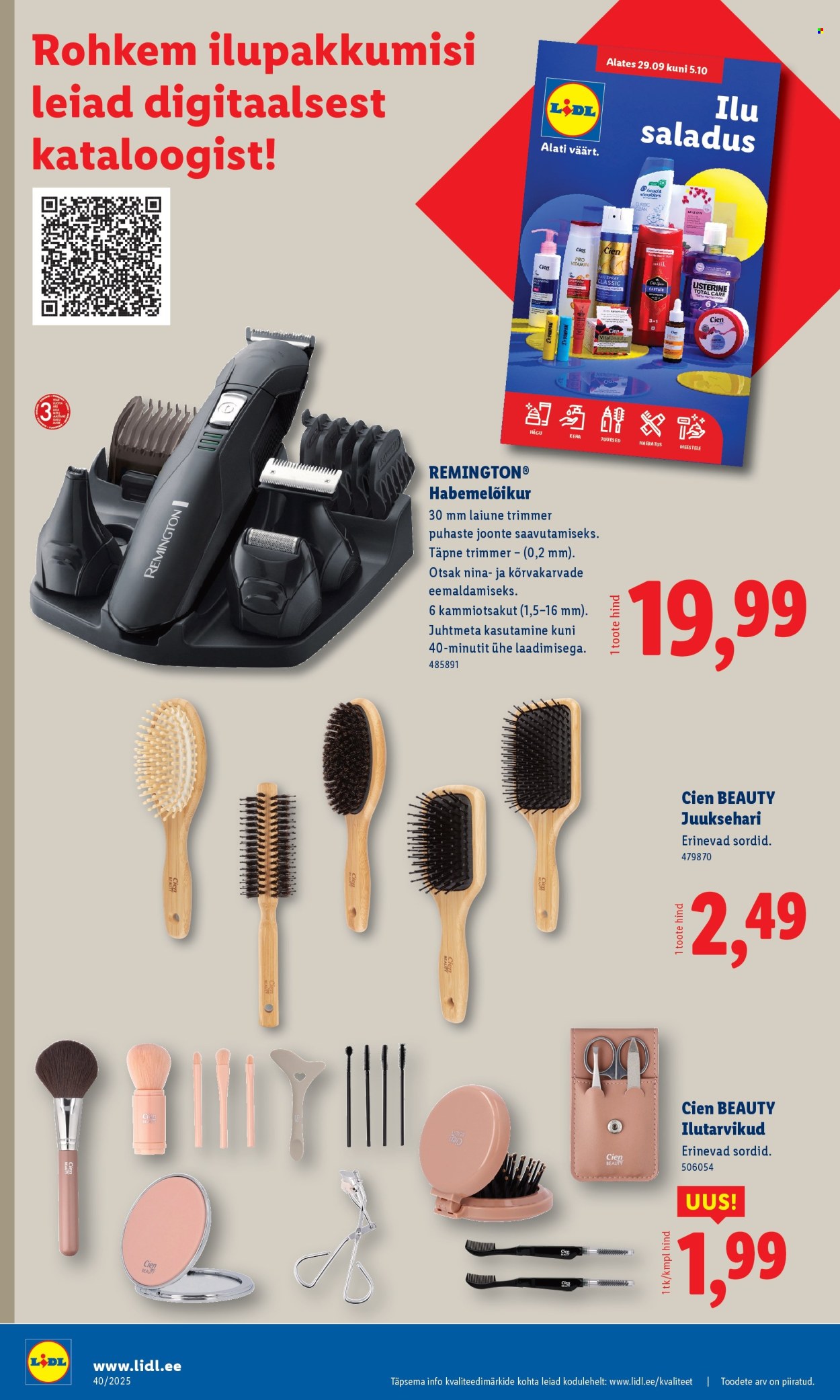 lidl - Lidl kliendileht - Nädalalõpu pakkumised (2.10 - 5.10.2025) - page: 46