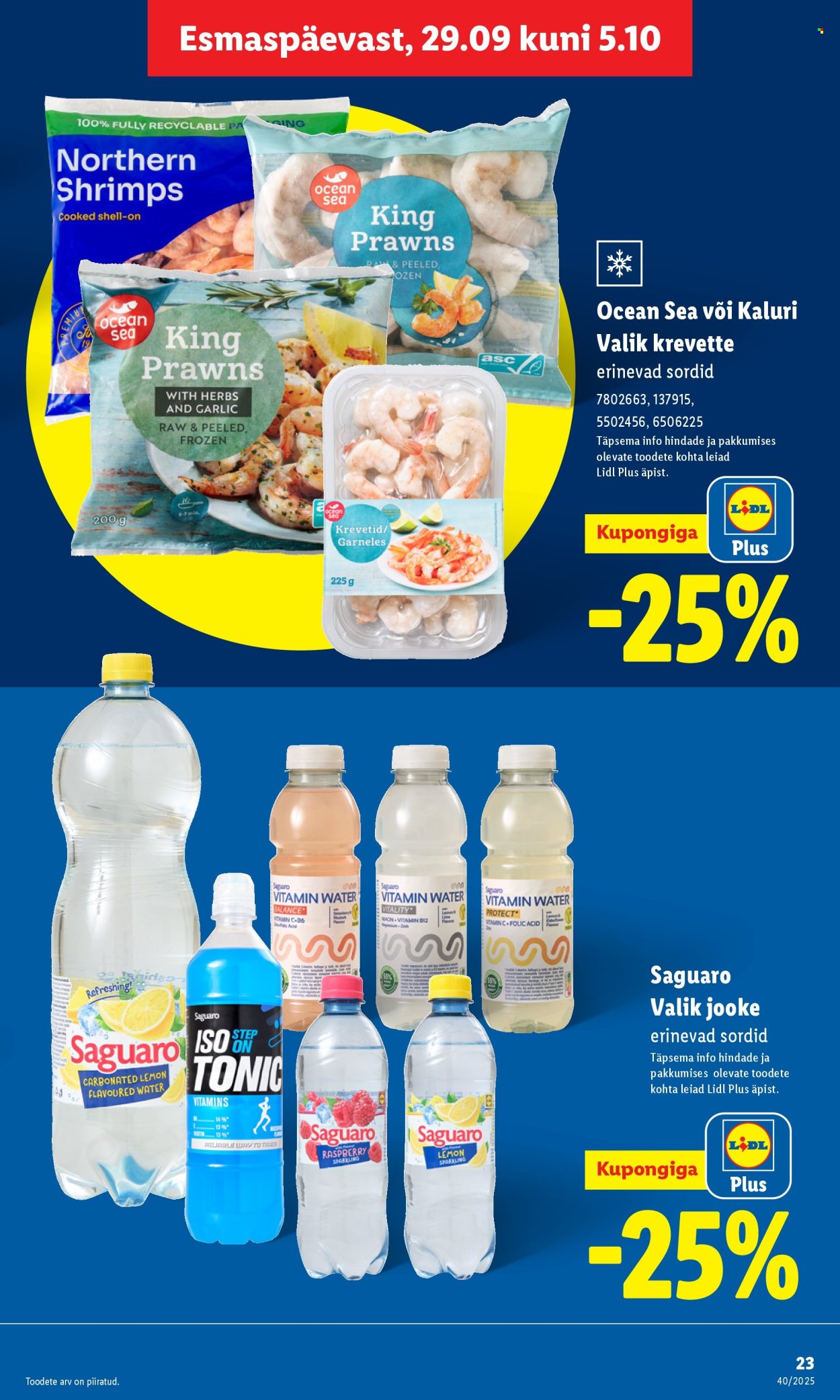 lidl - Lidl kliendileht - Nädalalõpu pakkumised (2.10 - 5.10.2025) - page: 23