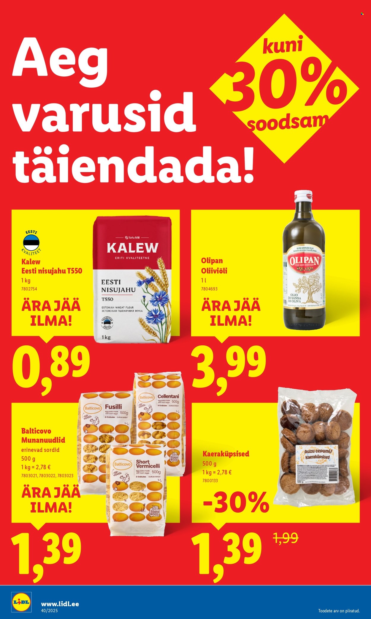 lidl - Lidl kliendileht - Nädalalõpu pakkumised (2.10 - 5.10.2025) - page: 34